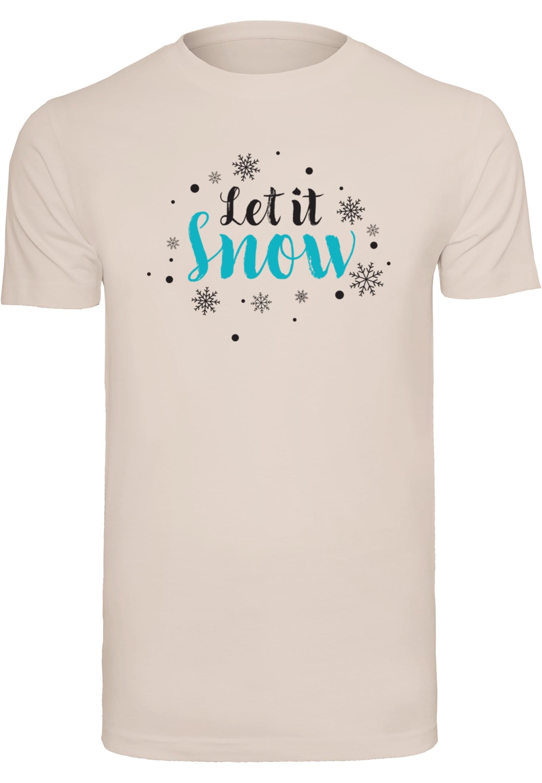 Merchcode T-Shirt "Merchcode Herren Let it snow T-Shirt Round Neck" günstig online kaufen