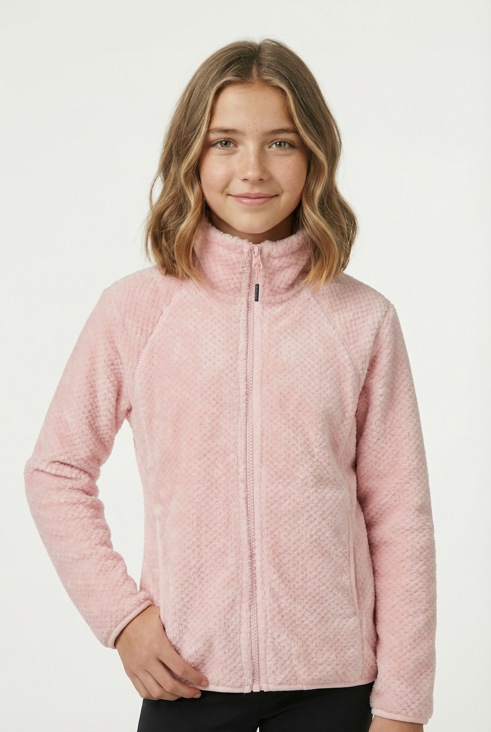 Icepeak Fleecejacke "KEENE JR" für Kinder, wärmende Fleecequalität, schnelltrocknend, atmungsaktiv