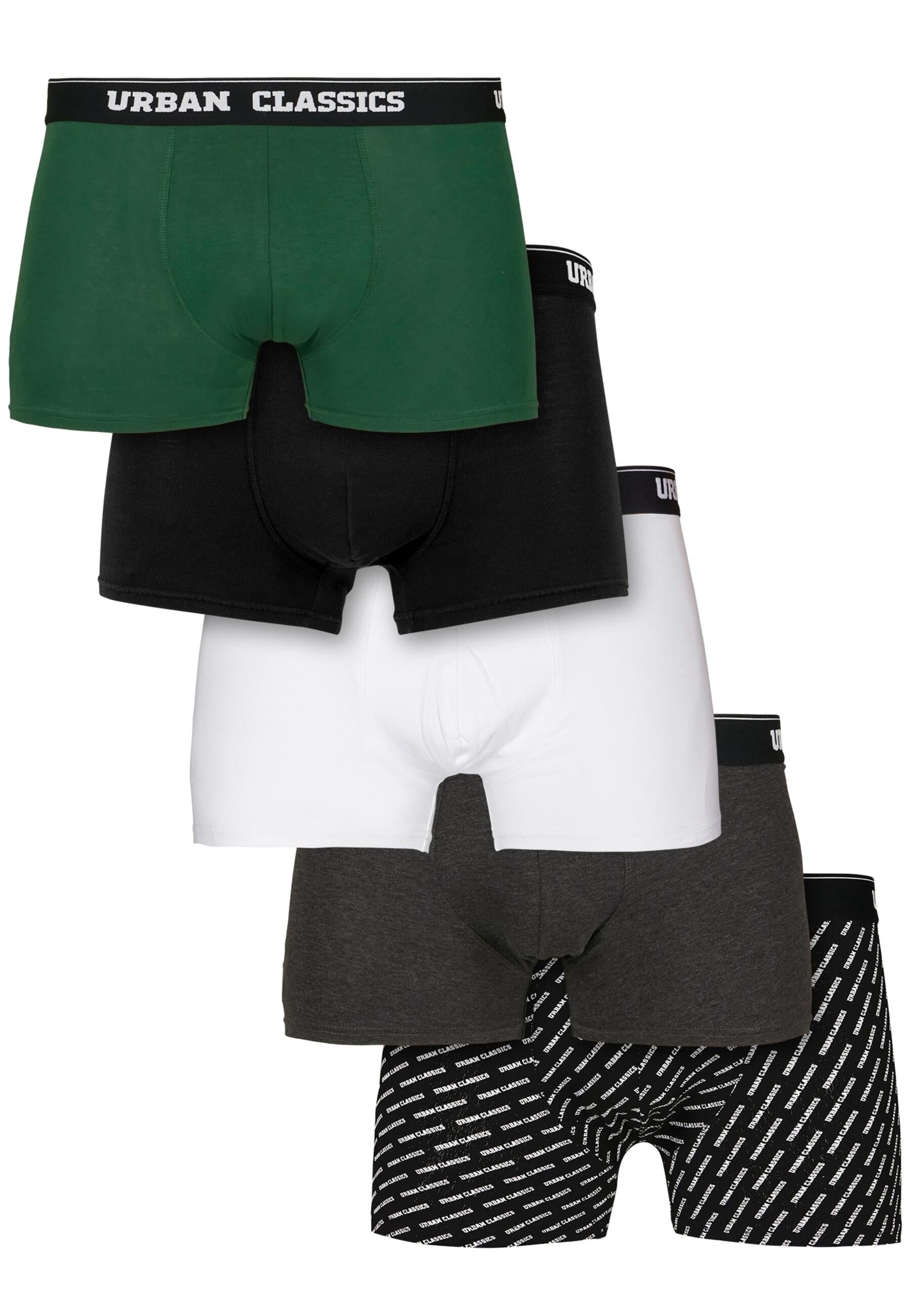 URBAN CLASSICS Boxershorts "Urban Classics Herren Boxer Shorts 5-Pack", (1 günstig online kaufen