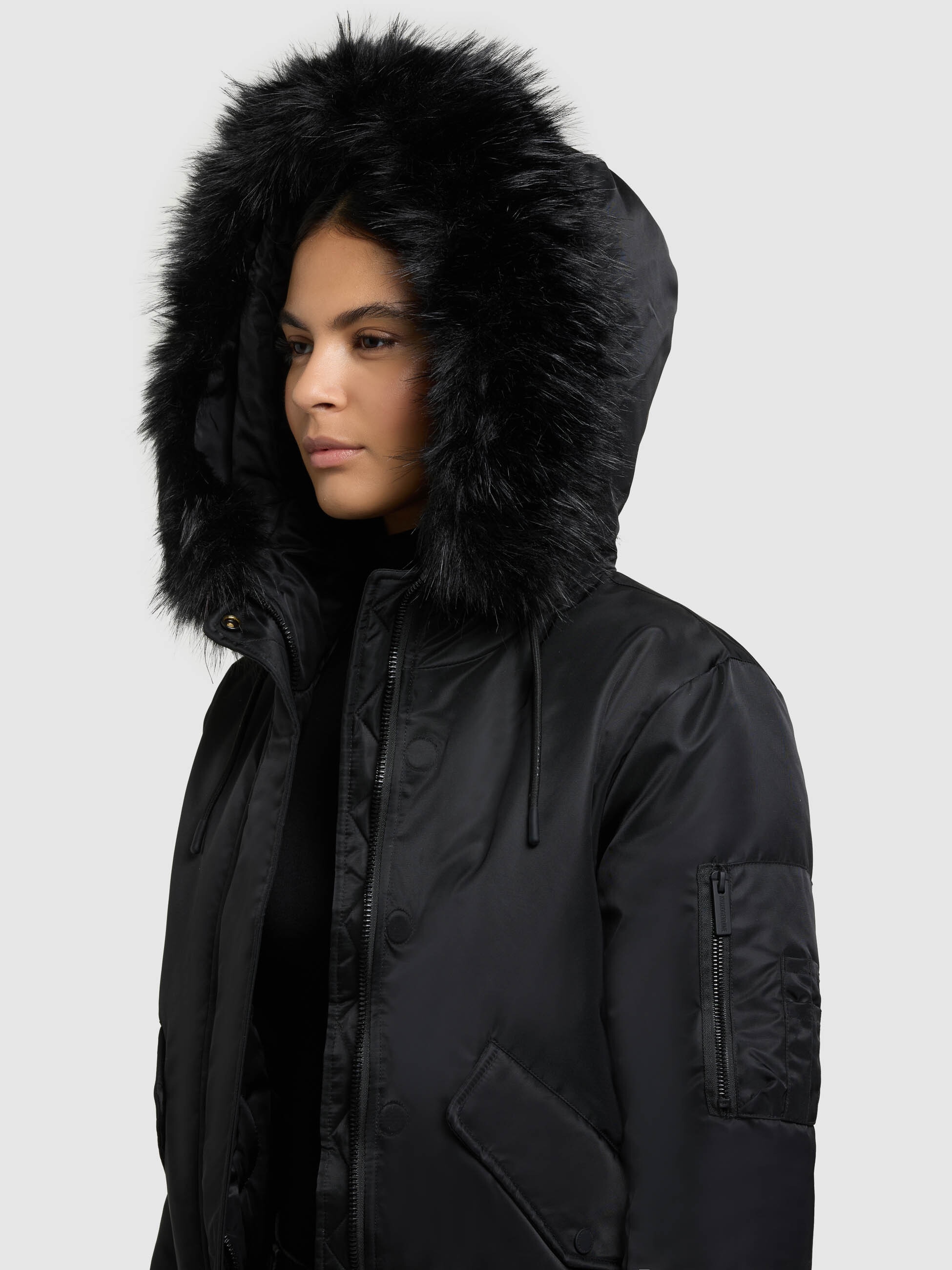khujo Bomberjacke »TYLA«, mit Kapuze