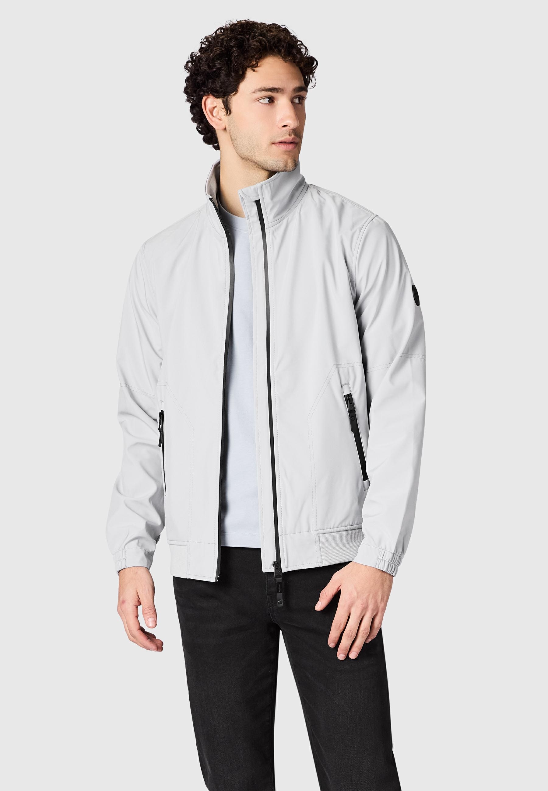 Ragwear Outdoorjacke »Collwie« ohne Kapuze wasserdichte Herren Übergangsjacke mit hohem Kragen