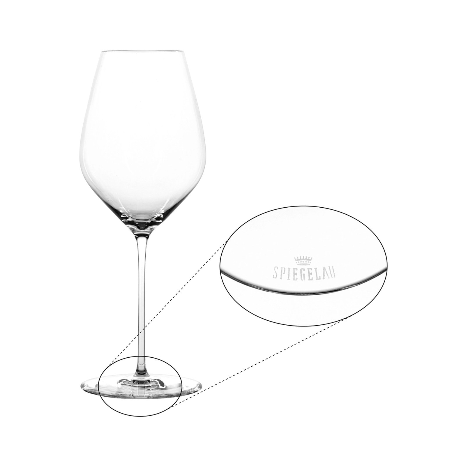 SPIEGELAU Weinglas »Universalgläser + Poliertuch Hi-Lite 510 ml 6er Set transparent«