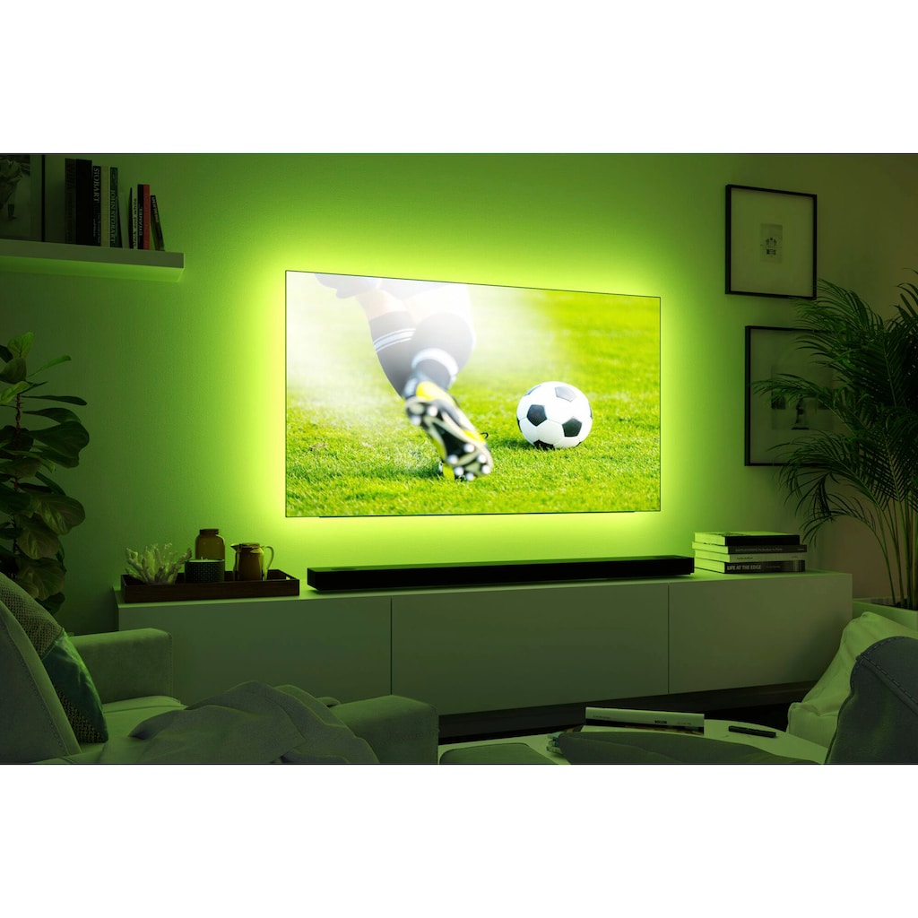 Paulmann LED-Streifen »MaxLED 250 TV Comfort Basisset 75 Zoll 5,1m Dynamic RGB 25,5W 230lm/m«, 1 St.-flammig