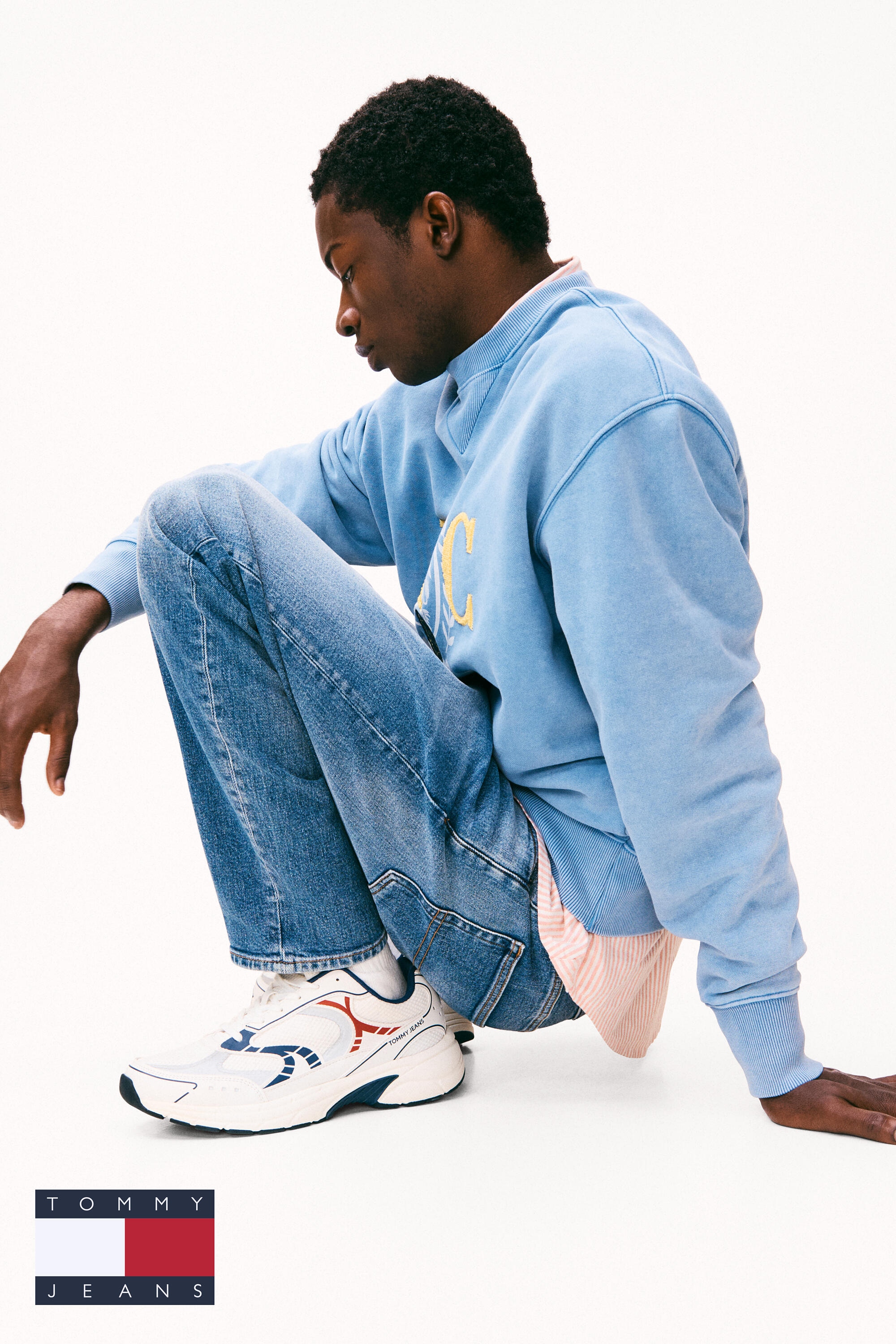 Tommy Jeans Sneaker »ARCHIVE'25«, Freizeitschuh, Halbschuh, Schnürschuh mit Kontrastbesätzen