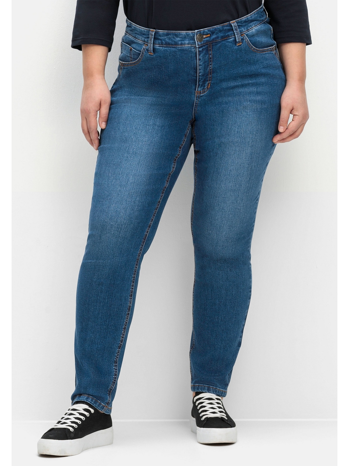 Sheego Stretch-Jeans »Große Größen«, im komfortablen Curvy-Schnitt VERENA