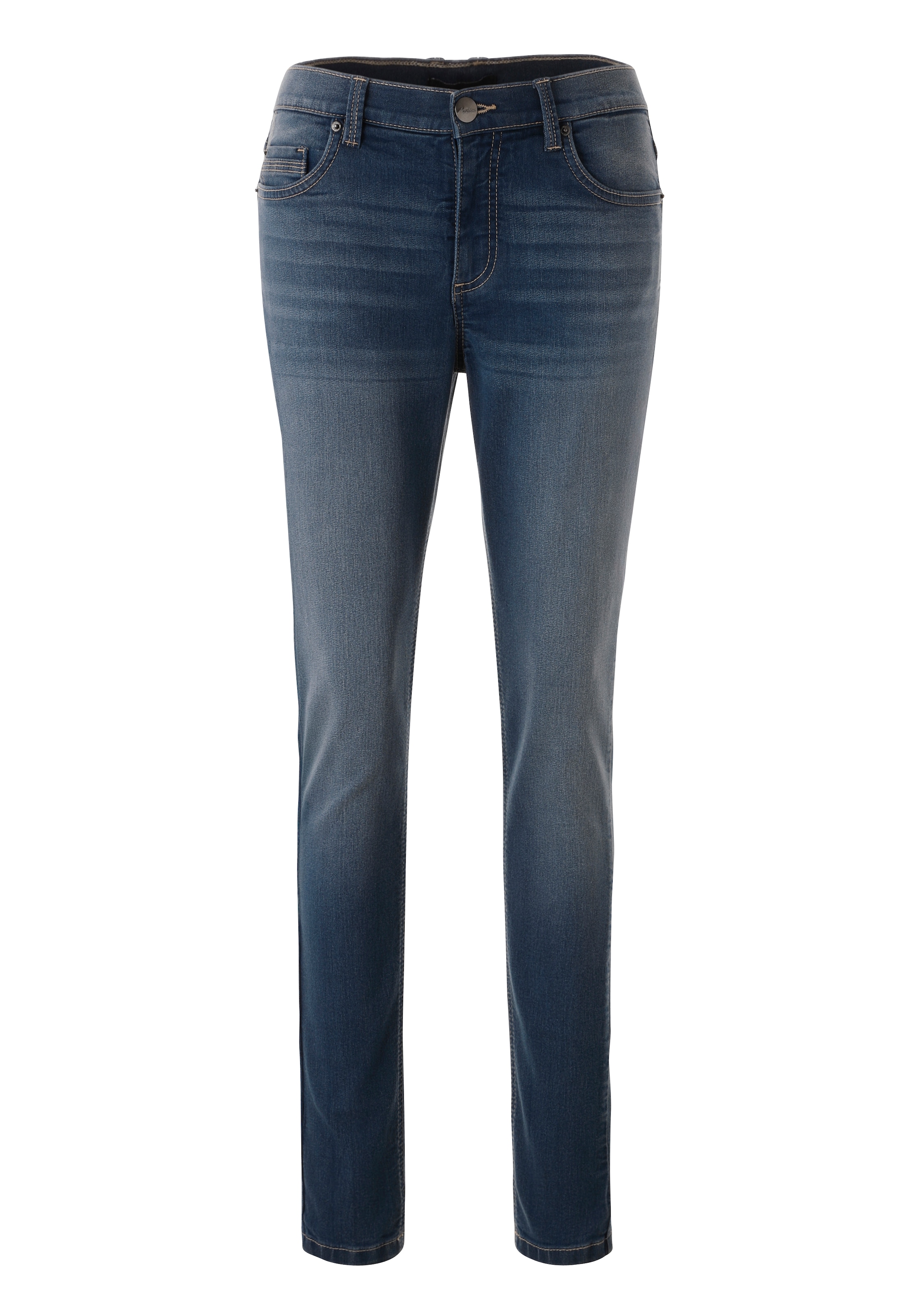 Aniston CASUAL Skinny-fit-Jeans in trendiger Used-Waschung - NEUE KOLLEKTION