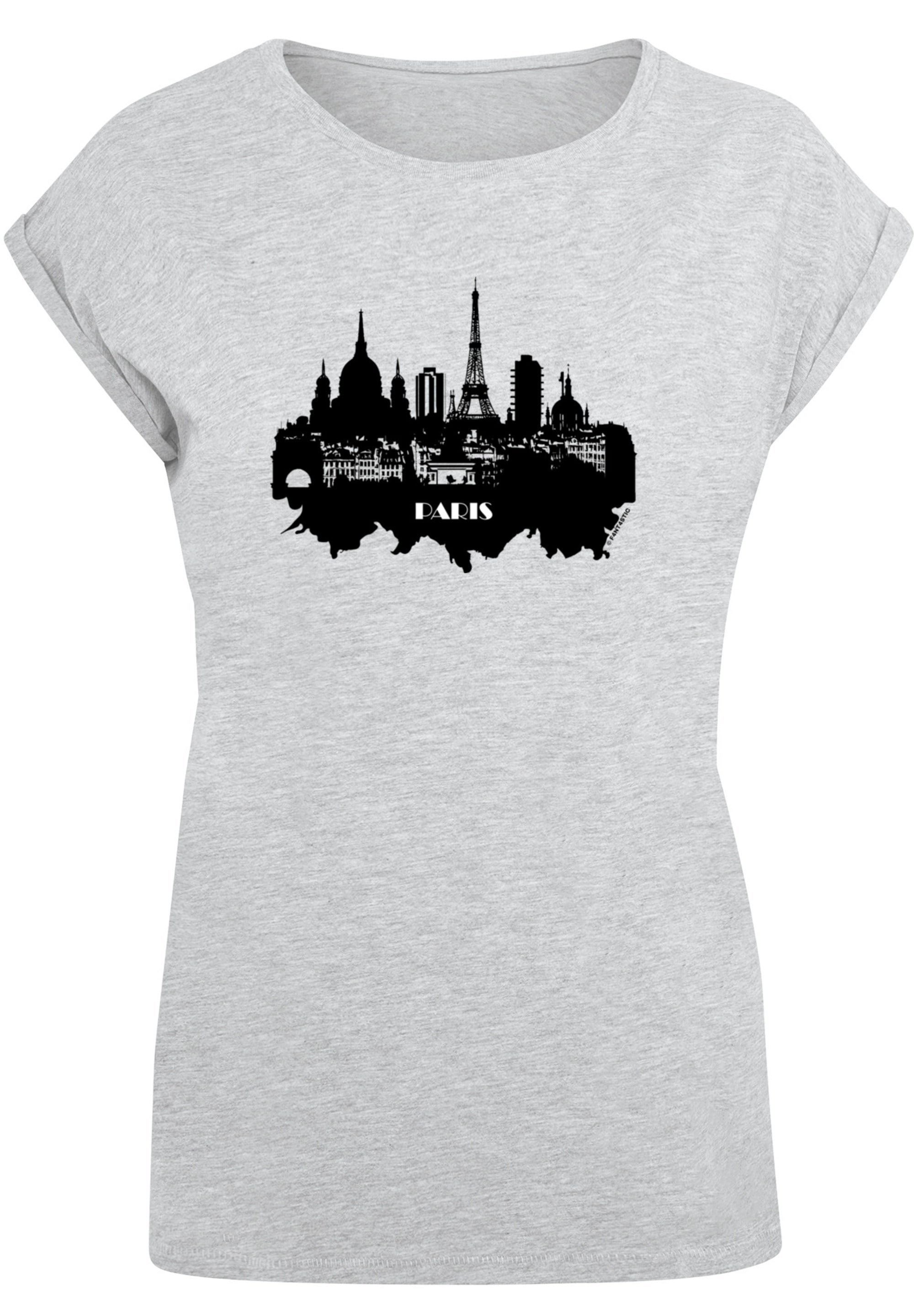 F4NT4STIC T-Shirt »PARIS SKYLINE SHORT SLEEVE TEE«, Print