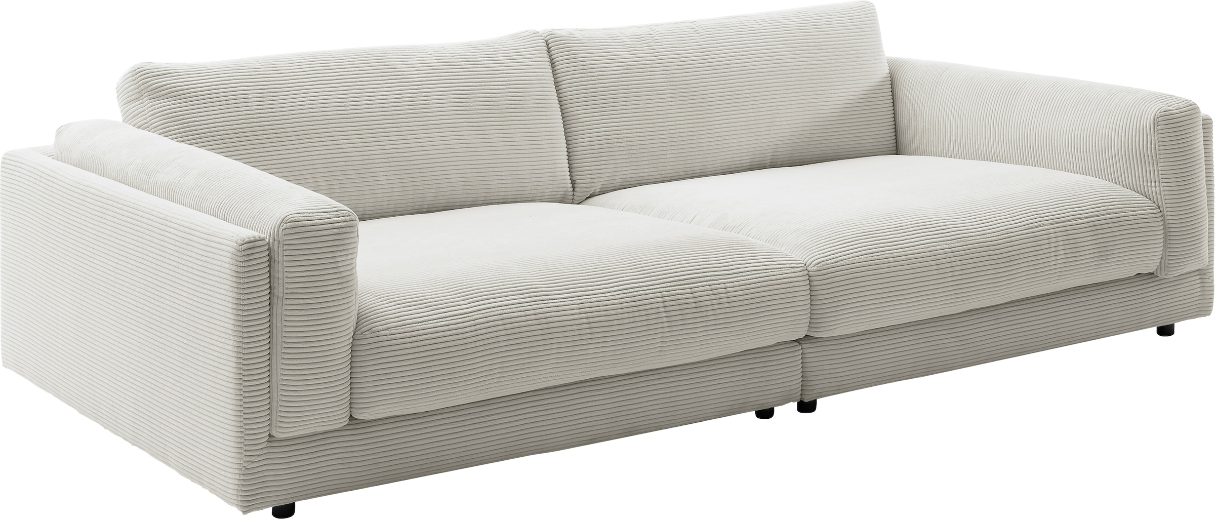 3C Candy Big-Sofa »Karalis mit extra großer Sitztiefe, elegantes Mega Sofa zum Relaxen,«, auch in Cord- oder Leder-Bezug, lose Kissen, loungige Bequemlichkeit