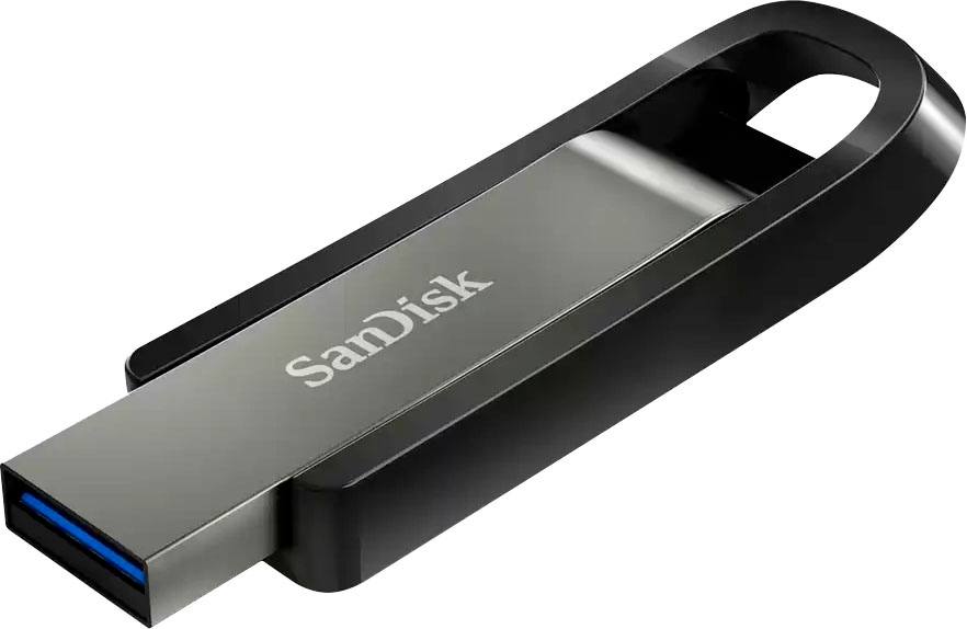 SANDISK USB-Stick "Ultra Extreme Go 3.2 Flash Drive 128 GB", 128GB GB, silber, USB-Sticks