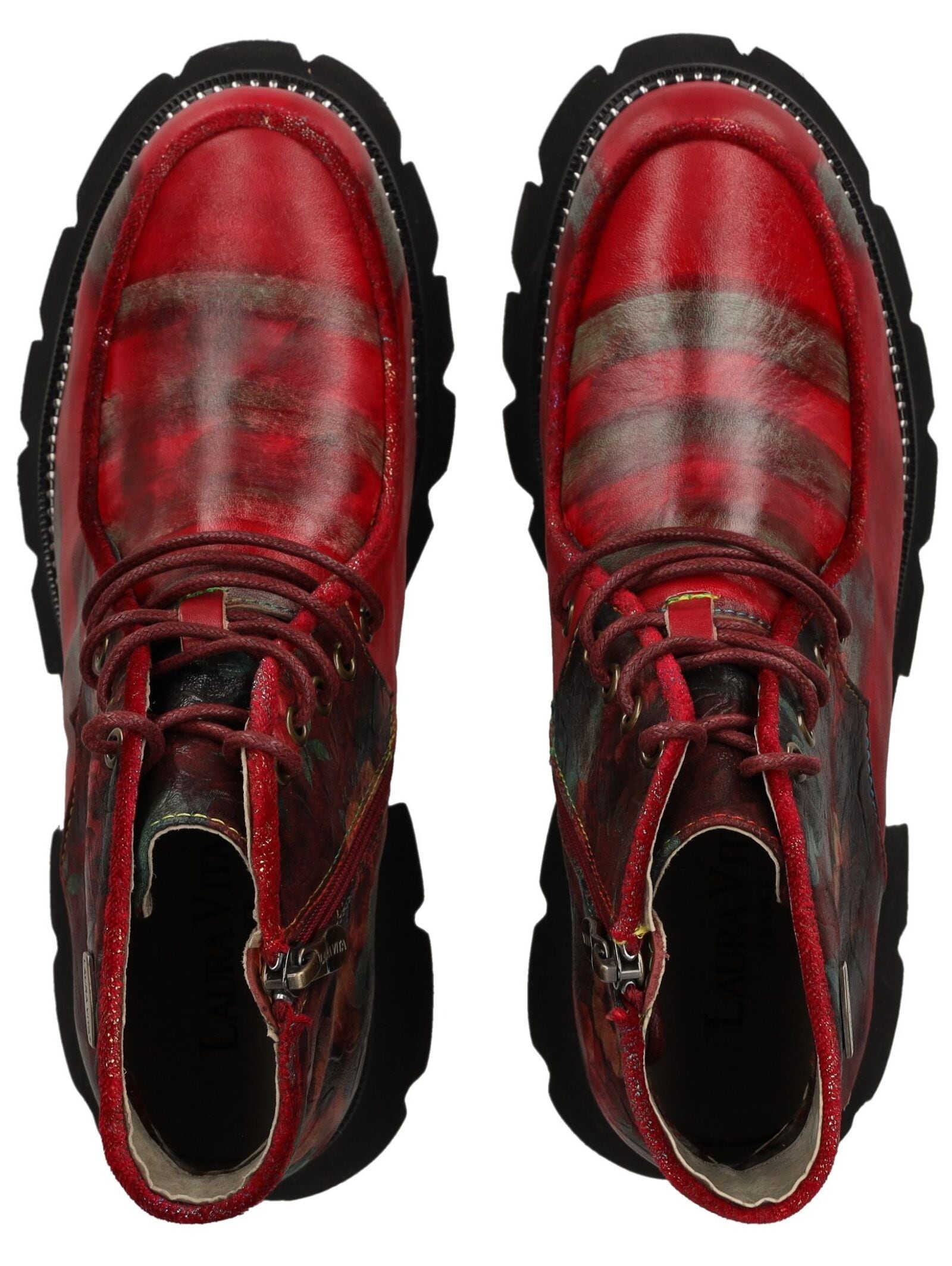 LAURA VITA Schnürstiefelette »LAURA VITA Stiefelette Leder/Textil«