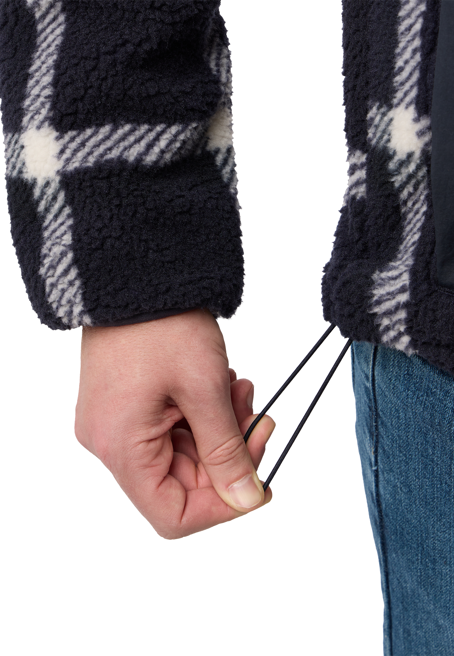 Jack Wolfskin Fleecejacke "FELSLICHT CHECK JACKET" mit hochflorigem 300er S günstig online kaufen