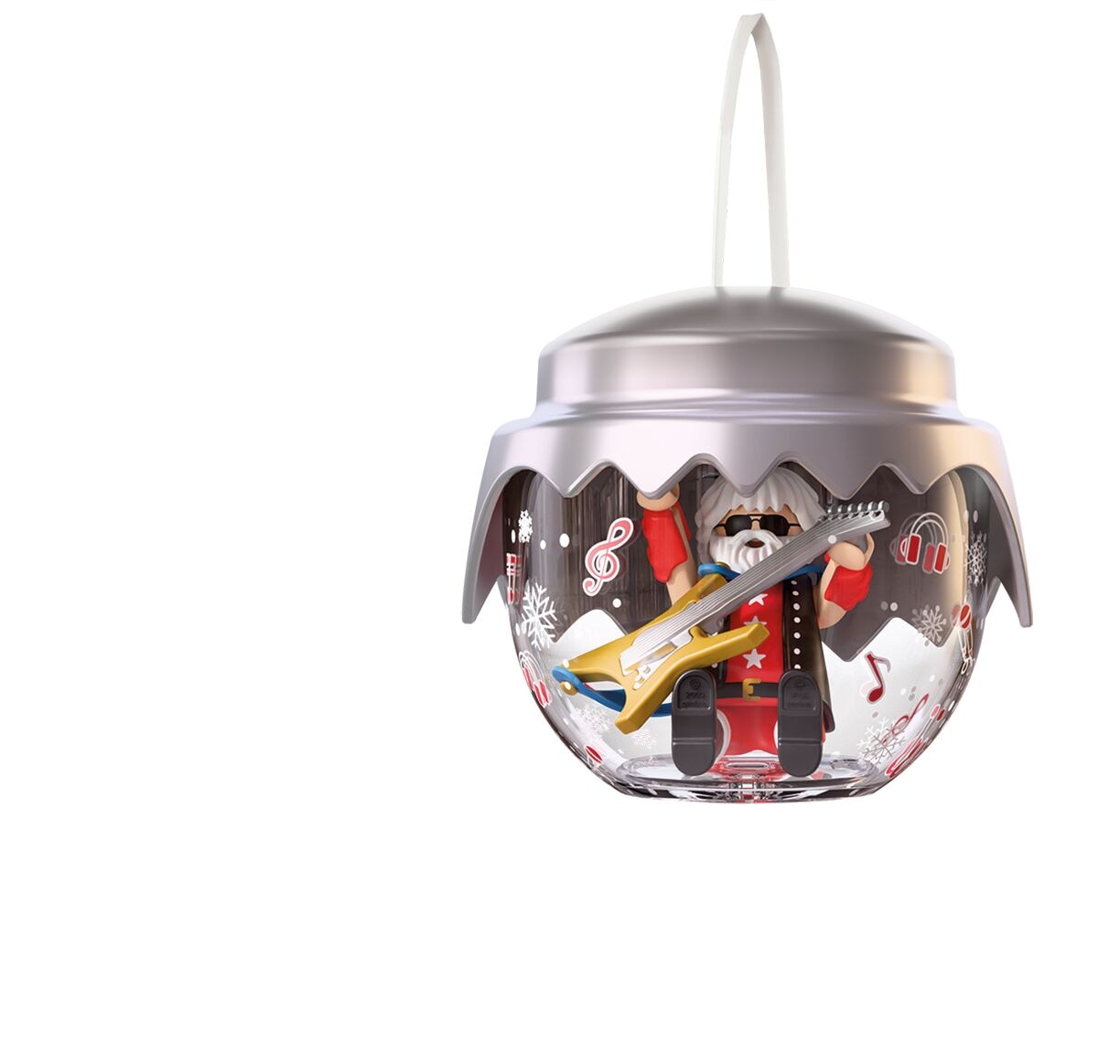 Playmobil® Konstruktions-Spielset »Weihnachtskugel: Rockstar (72223), Christmas«
