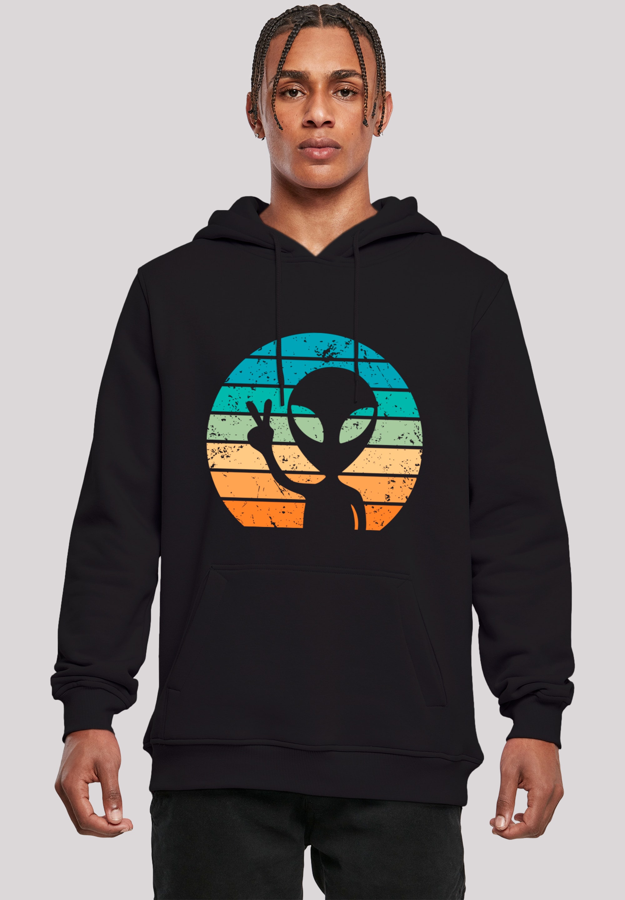 F4NT4STIC Kapuzenpullover "Alien Piece Sonnenuntergang" Premium Qualität günstig online kaufen