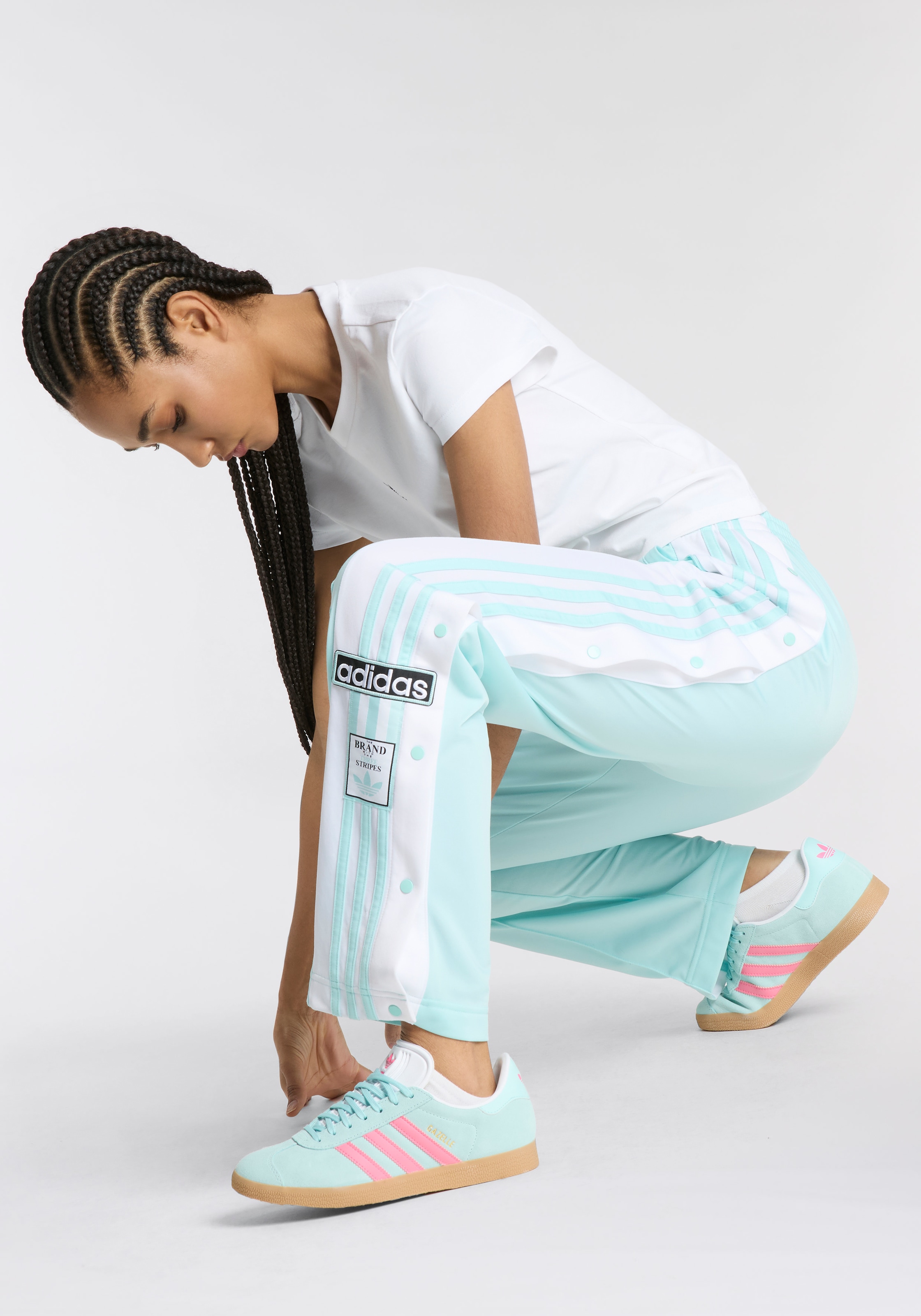 adidas Originals Sporthose »ADIBREAK PANT«, (1 tlg.), Knopfhose, Knopfleiste am Bein