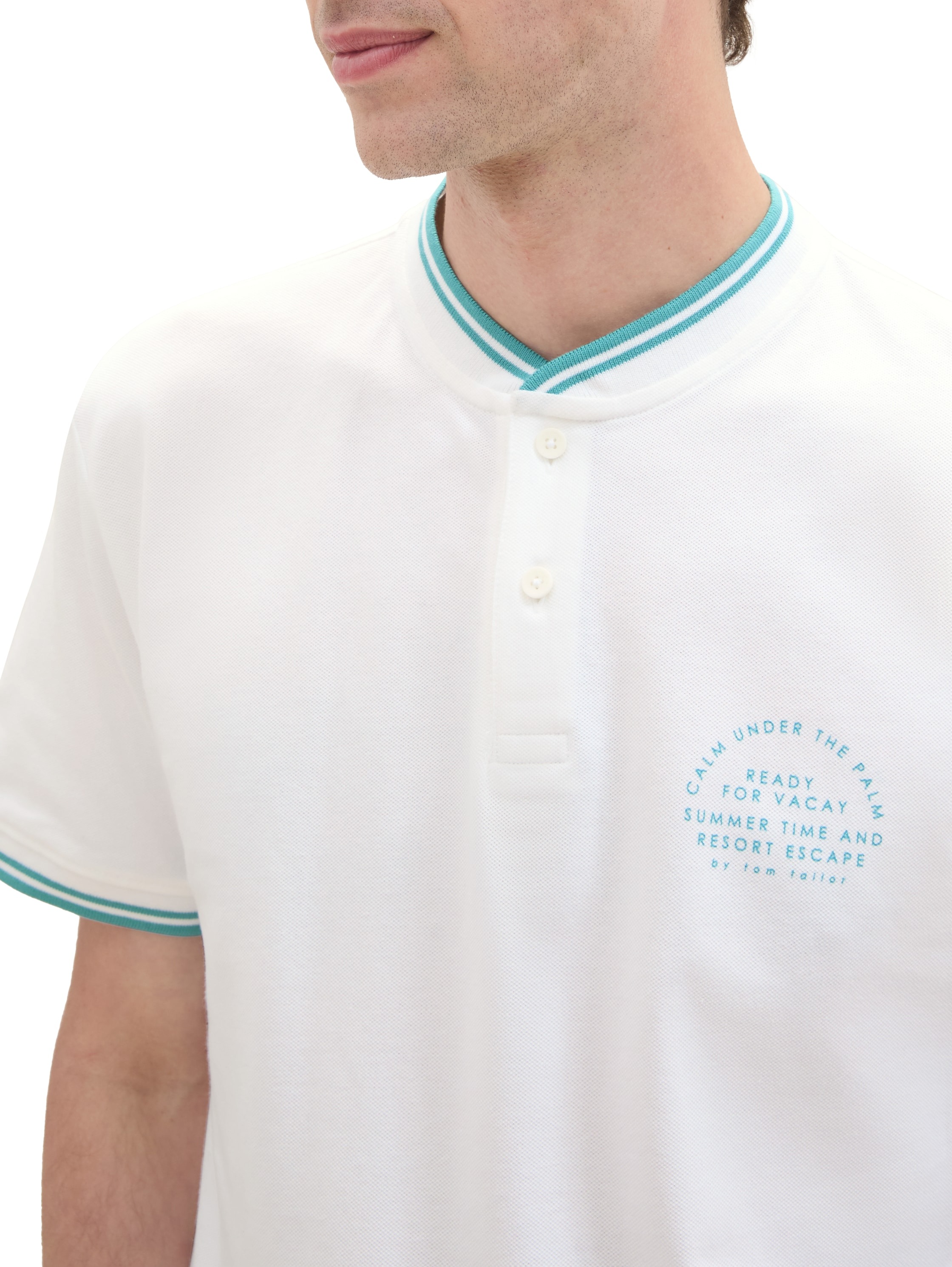 TOM TAILOR Poloshirt, mit Print