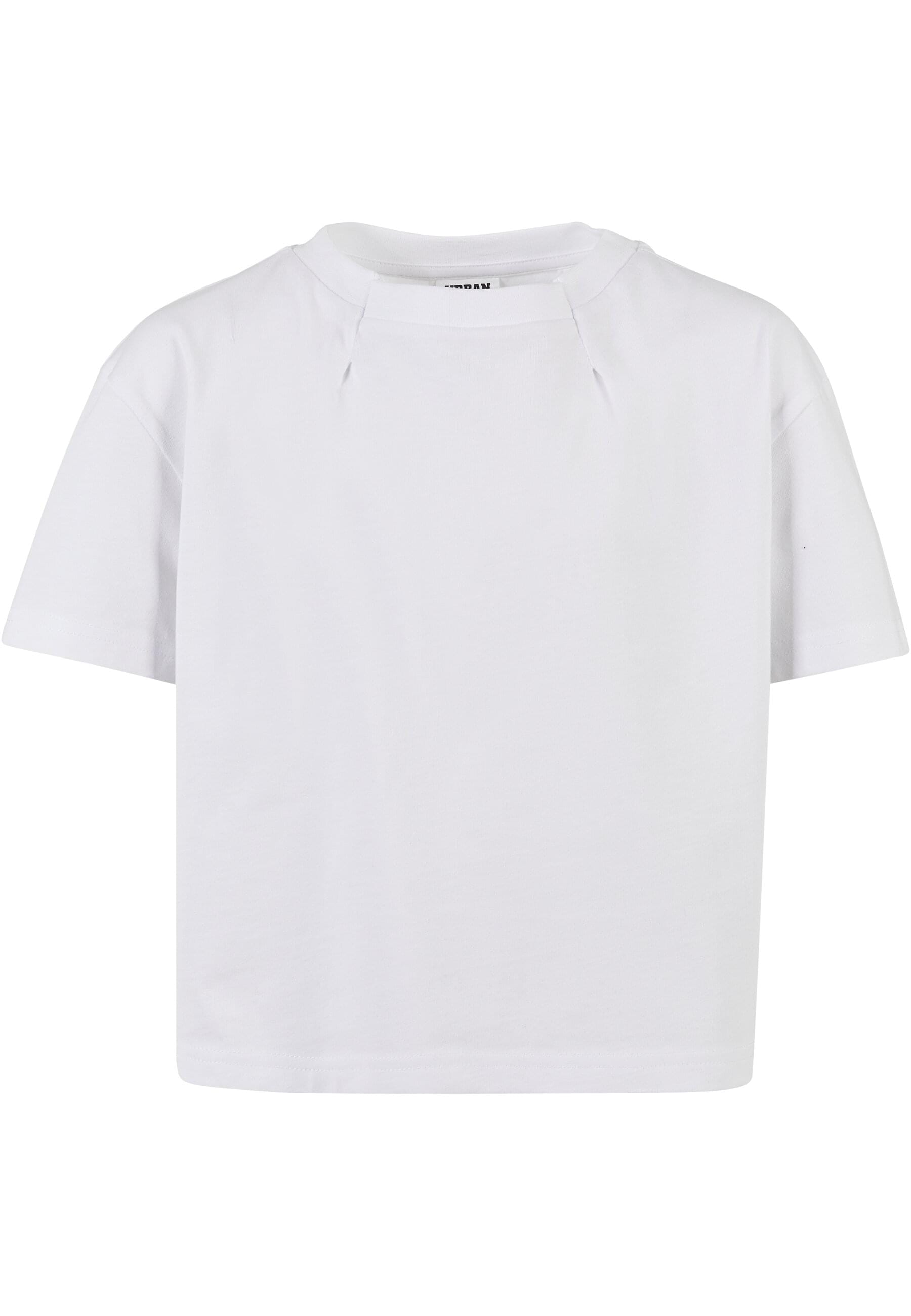 URBAN CLASSICS T-Shirt »Urban Classics Damen Girls Organic Oversized Pleat Tee«, (1 tlg.)