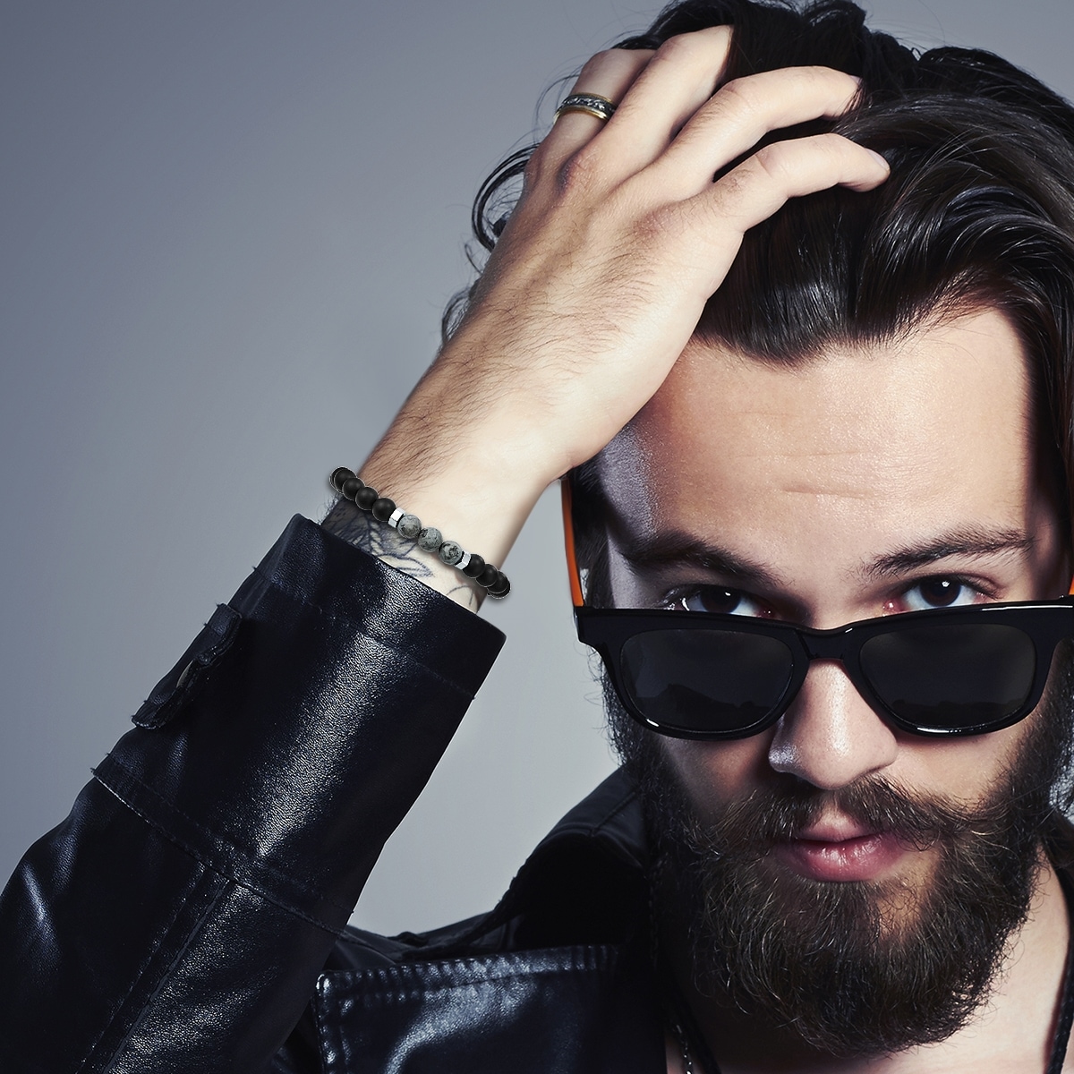 True Rebels Armband »LL984« mit Edelsteinen