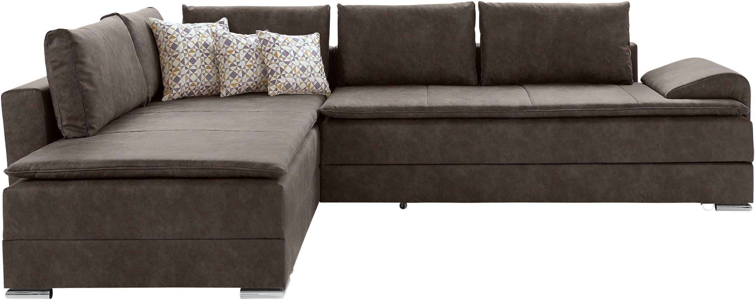 INOSIGN Ecksofa "Boxspringbett Night & Day L-Form mit Dauer-Schlaffunktion günstig online kaufen