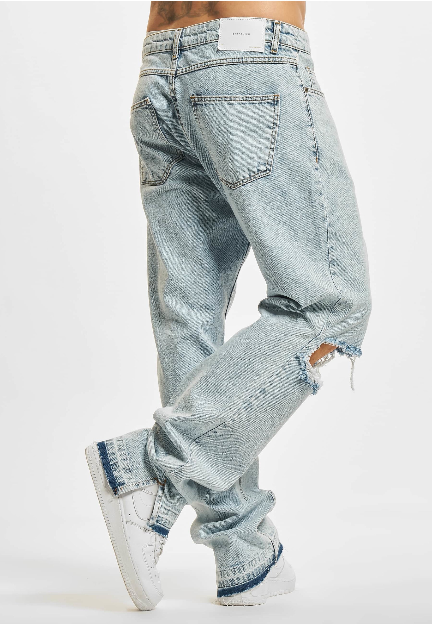 2Y Premium Bequeme Jeans »2Y Premium Herren 2Y Destroyed Straihgt Fit Jeans« 1 Stk.