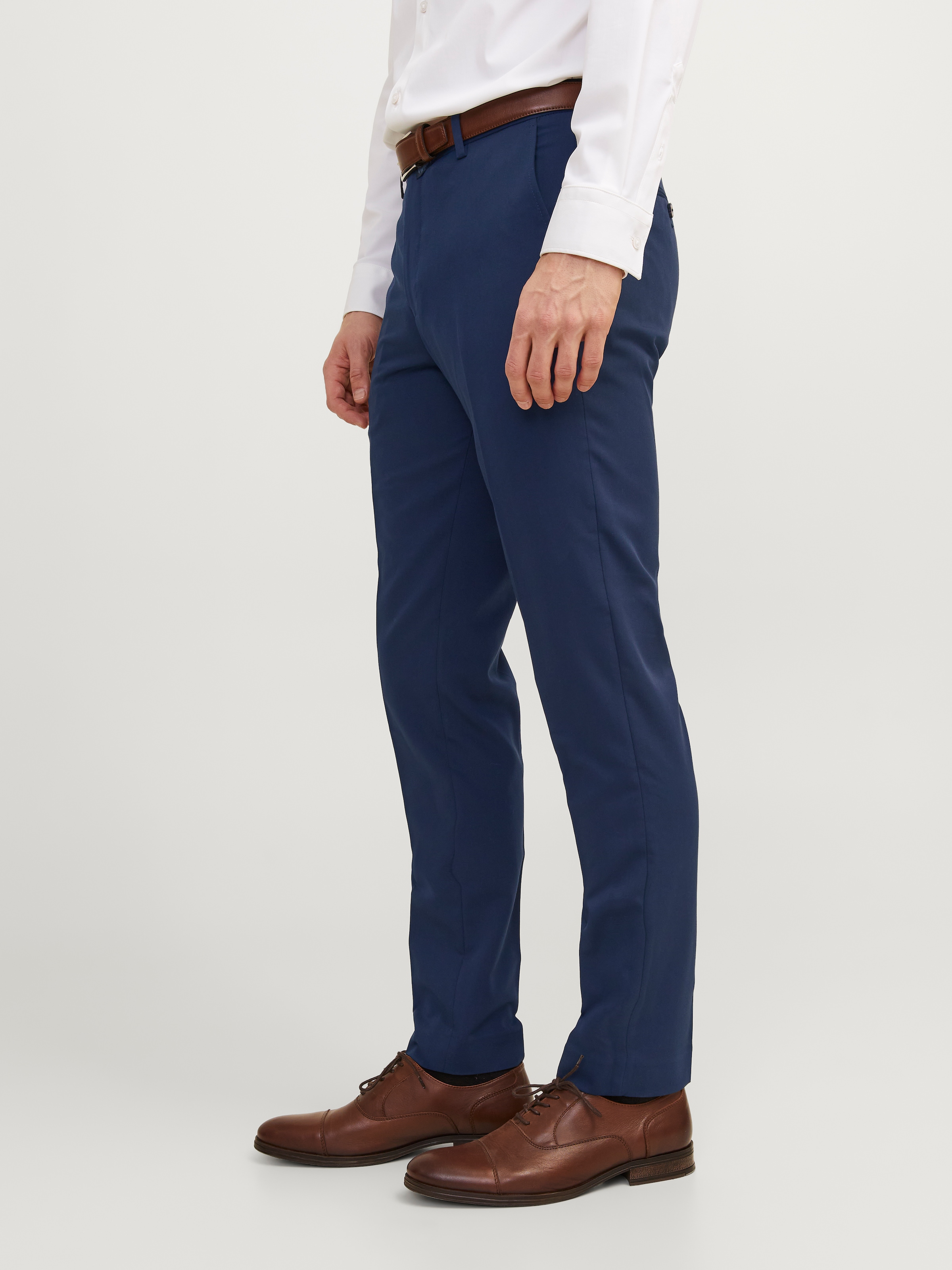 Jack & Jones Anzughose »JPRFRANCO  Hose mit schmalem Bein und cleanem Look«  meliert, modisch, slim fit, Kunstfaser