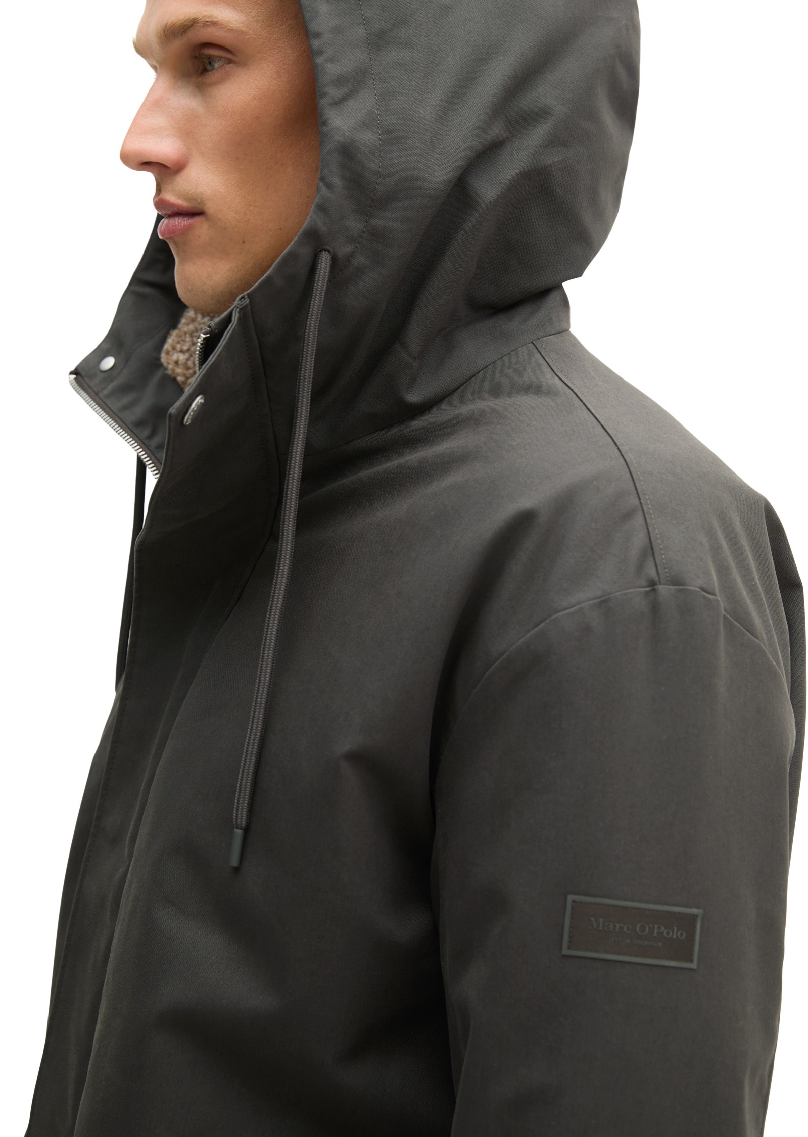 Marc O'Polo Outdoorjacke »mit Teddyfutter und Wattierung von Unifi REPREVE®«