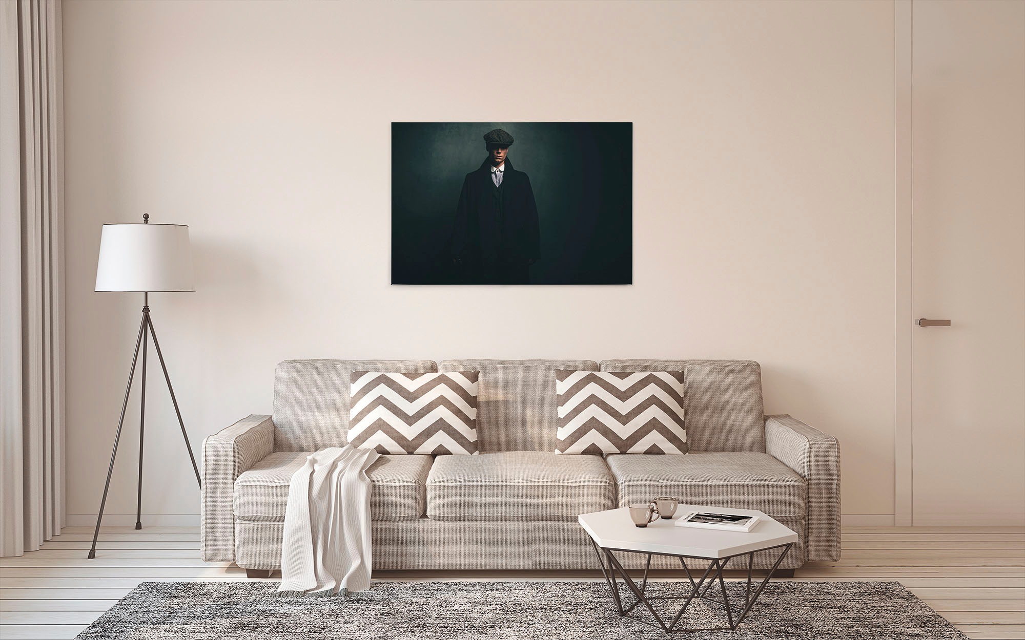 A.S. Création Leinwandbild »roger«, Kunst-Personen-Kinder, (1 St.), Keilrahmen Bild Mann Leinwand-Bild Wohnzimmer modern Wandbild Kinder