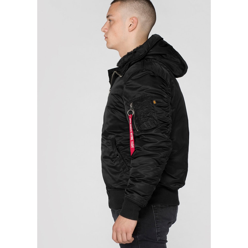 Alpha Industries Bomberjacke »MA-1 HOODED«, mit Kapuze