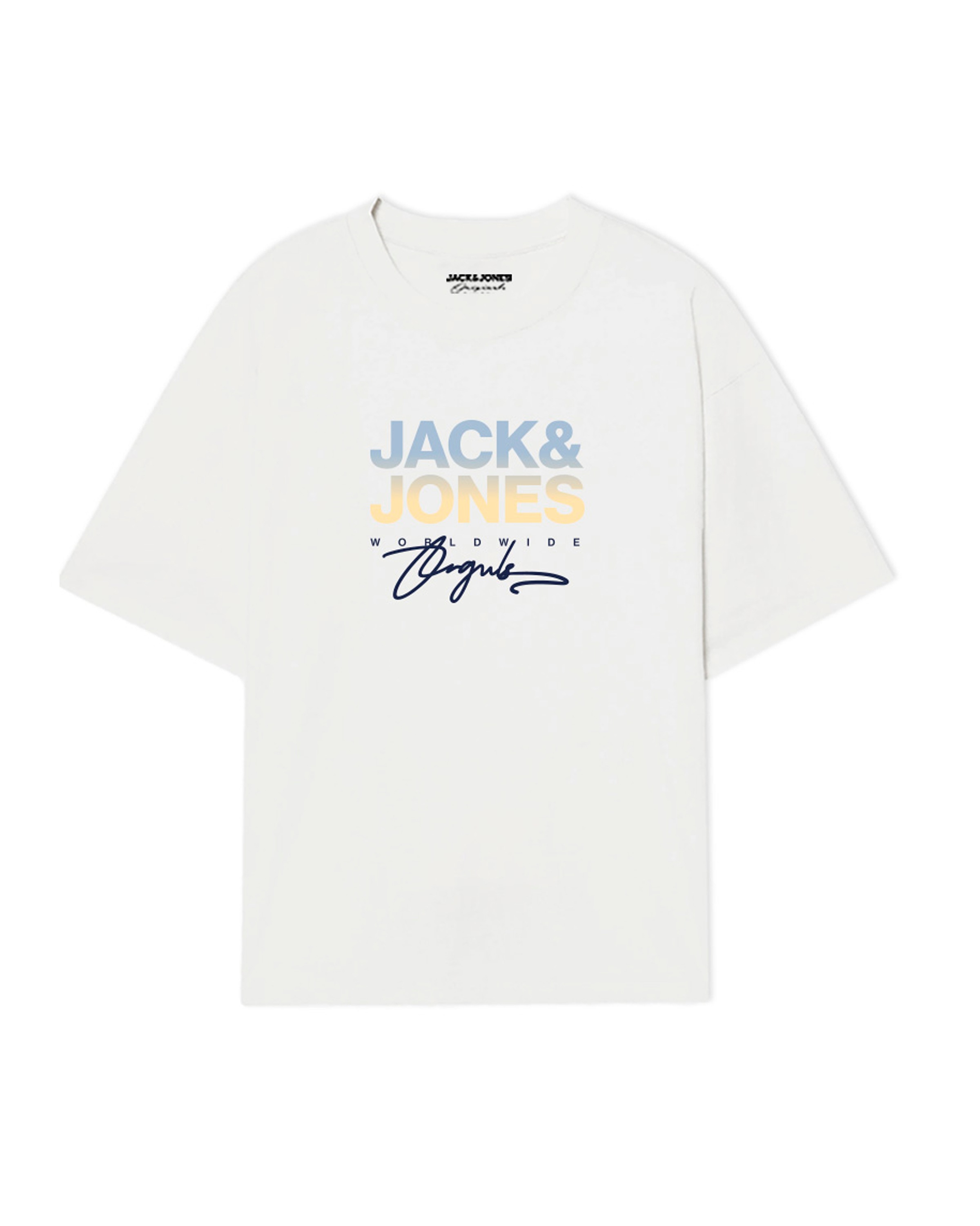 Jack & Jones PlusSize Print-Shirt »JORCANGGU TEE SS CREW NECK FST PLS«, mit Logo Print