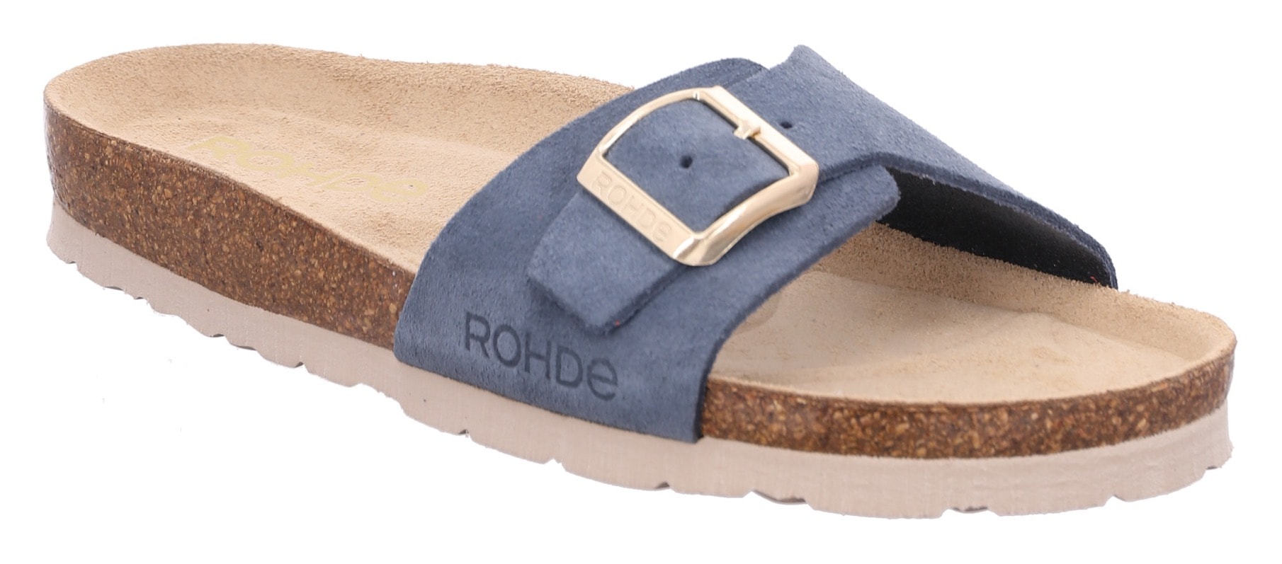 Rohde Pantolette "Sunnys N11" Sommerschuh, Schlappen Mit Vorgeformtem Softfußbett