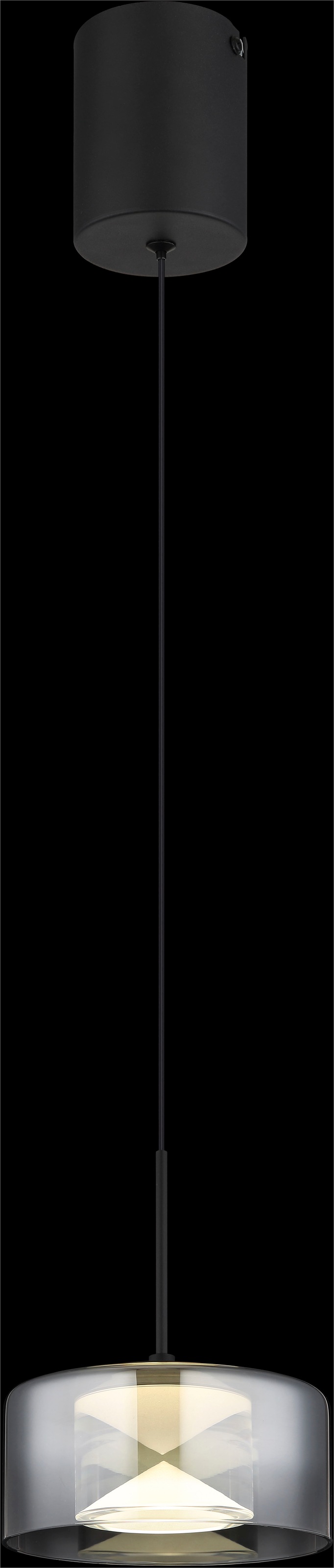 GLOBO LIGHTING Hängeleuchte »BELINDA« LED-Modul 1 Stk. Warmweiß Hängelampe Esszimmer-Leuchte Esstischleuchte Wohnzimmer