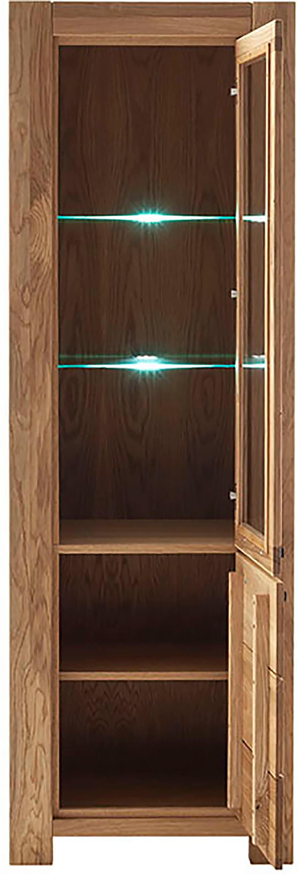 MCA living Vitrine »SILIAS Vitrine Rechts«, (1 St.), gedämpfte Türen