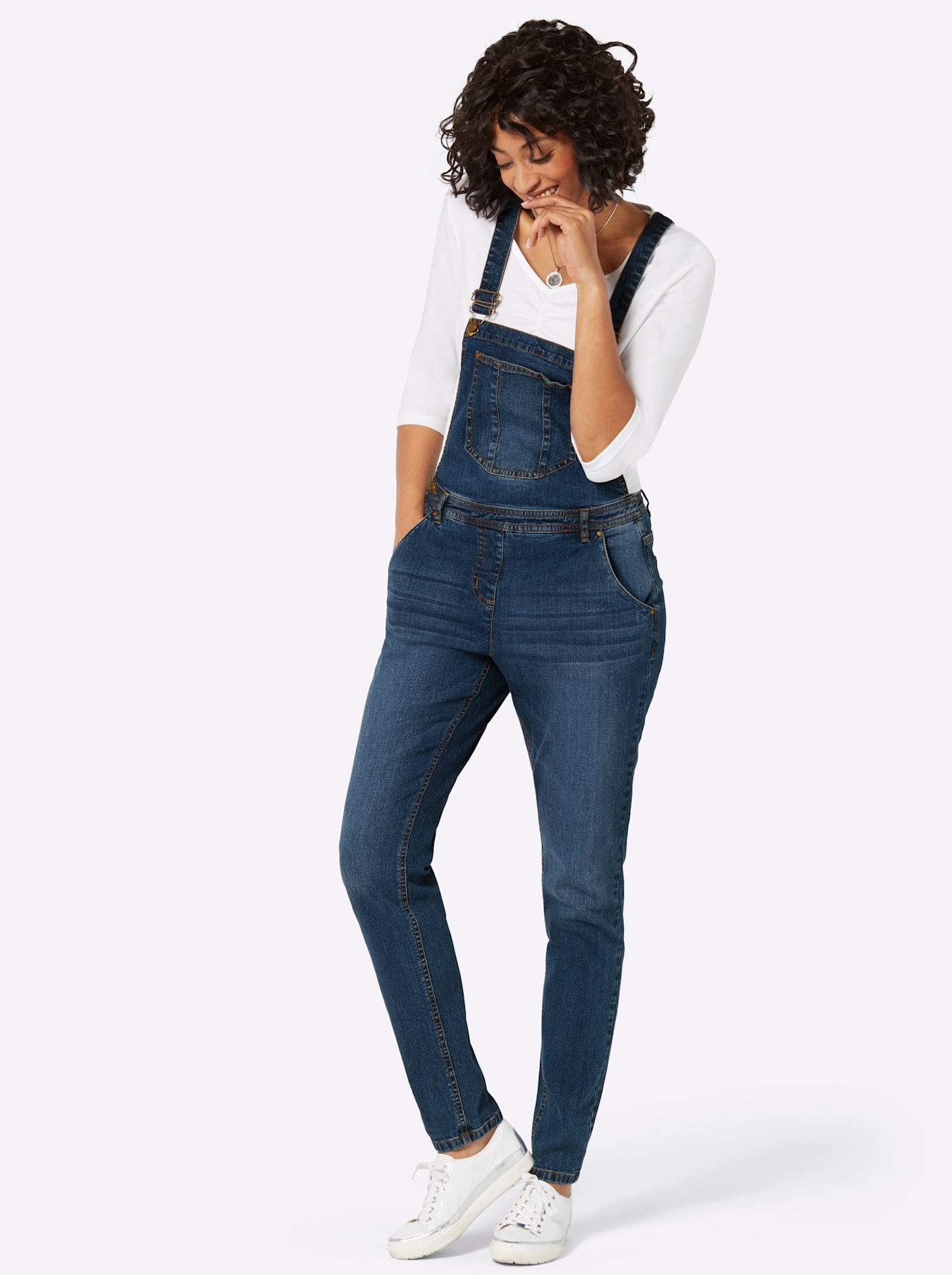 Casual Looks Jeanslatzhose 1 Stk. tlg. günstig online kaufen