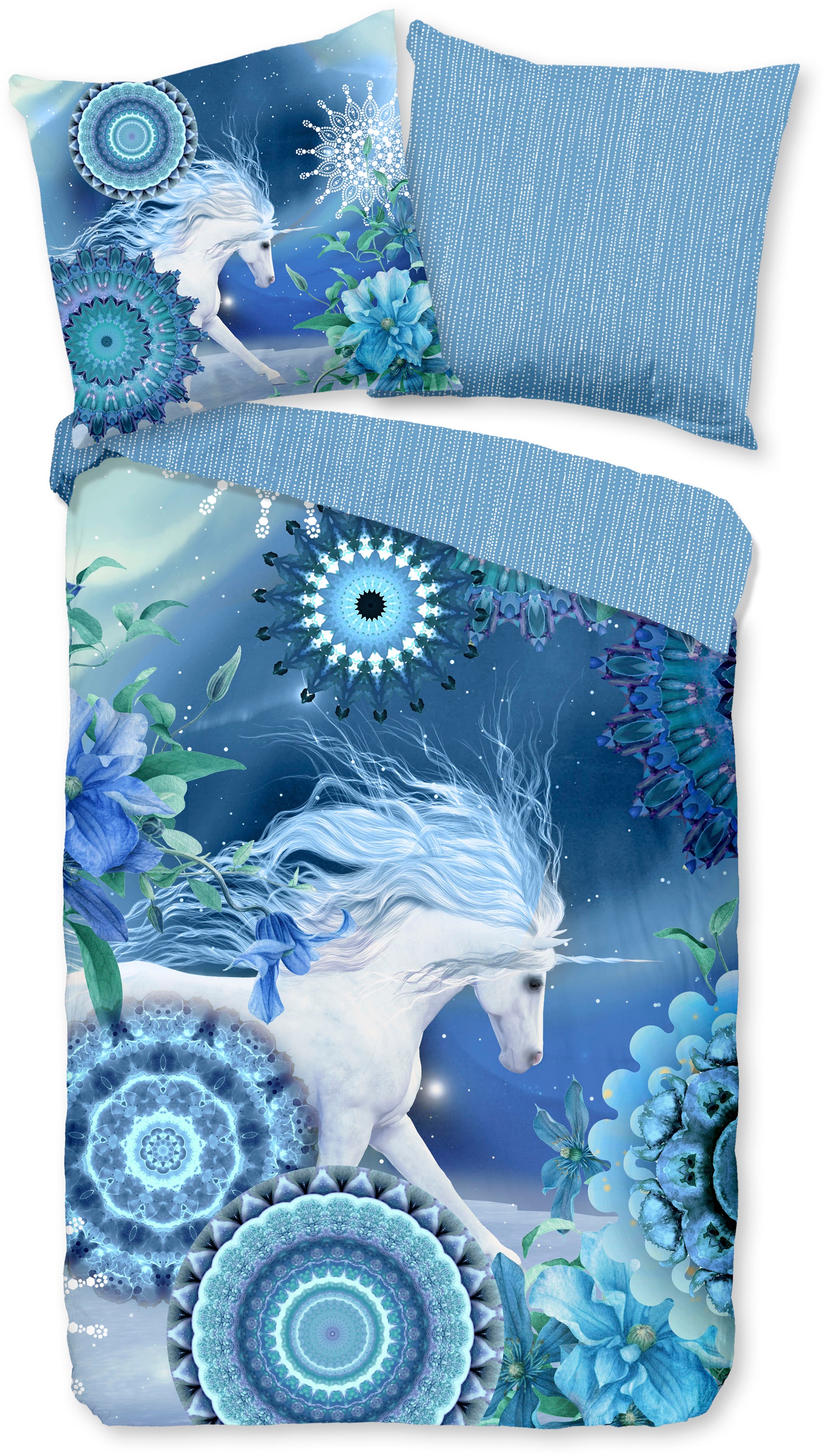 hip Wendebettwäsche "Lumi" 2 Stk. Biber, 135x200, Warm, Weich, Wendeoptik, günstig online kaufen