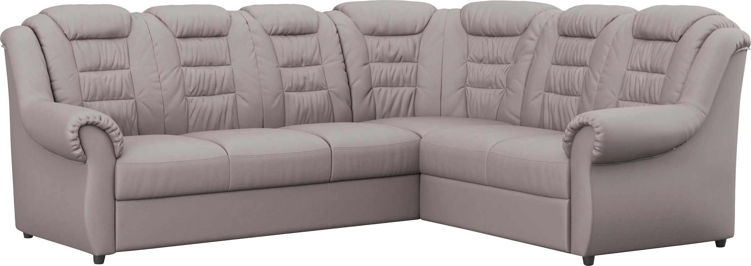 Home affaire Ecksofa »Boston L-Form«, mit hoher Rückenlehne, wahlweise mit Bettfunktion & Stauraum