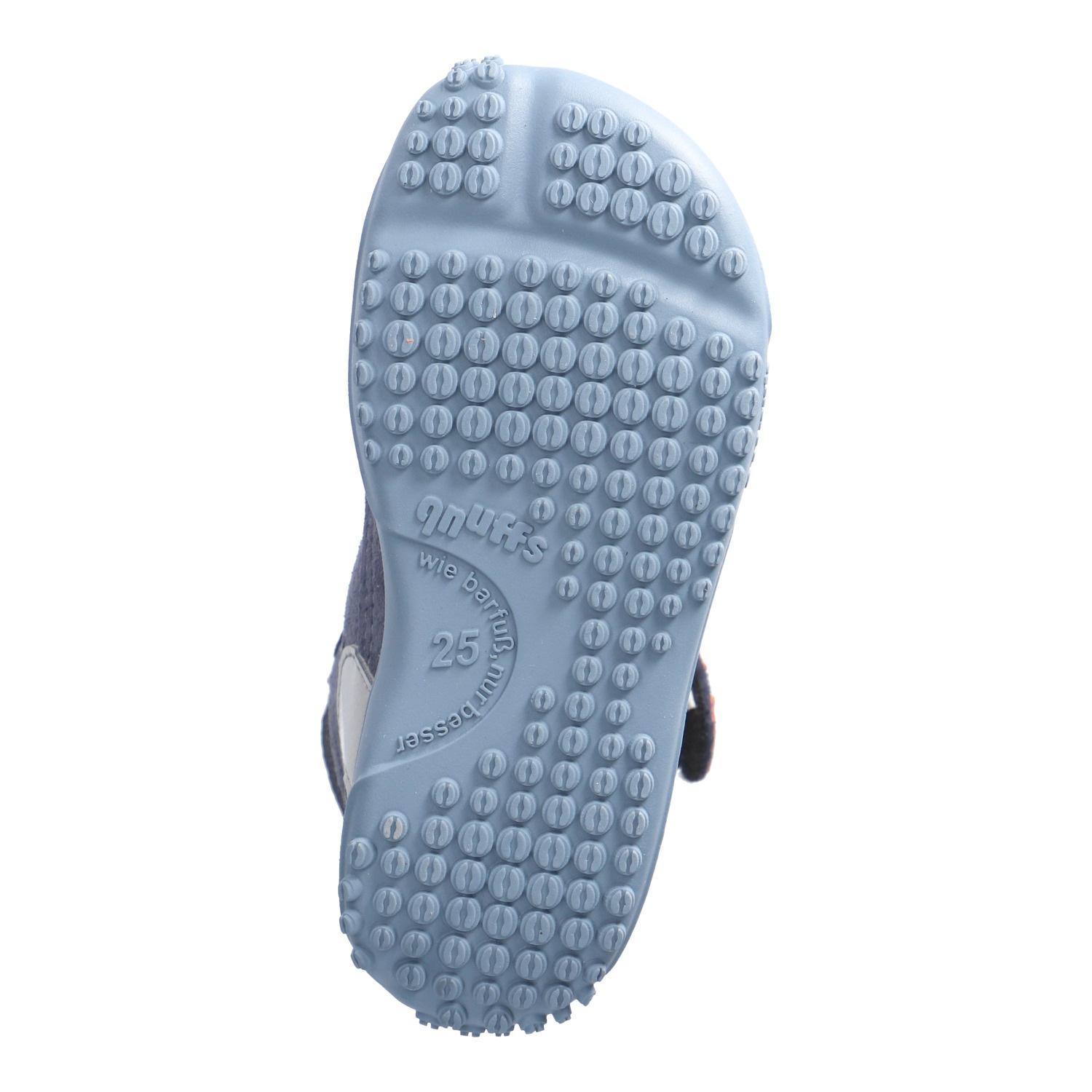 qnuffs Barfußschuh »TANNE«  Klettboots, Winterboots mit praktischem Namensschild an der Ferse