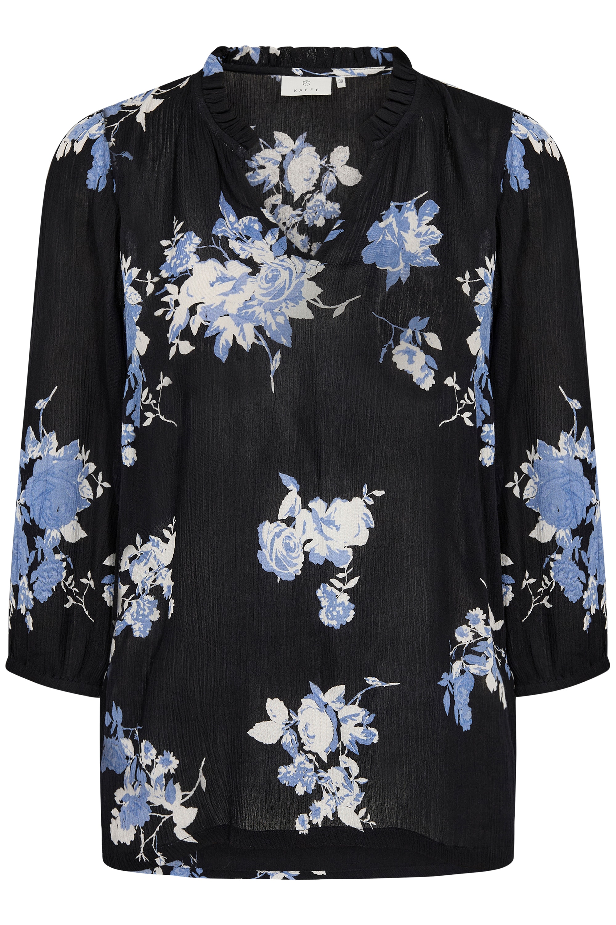 KAFFE Langarmbluse "Damen Bluse langarm KAedita"