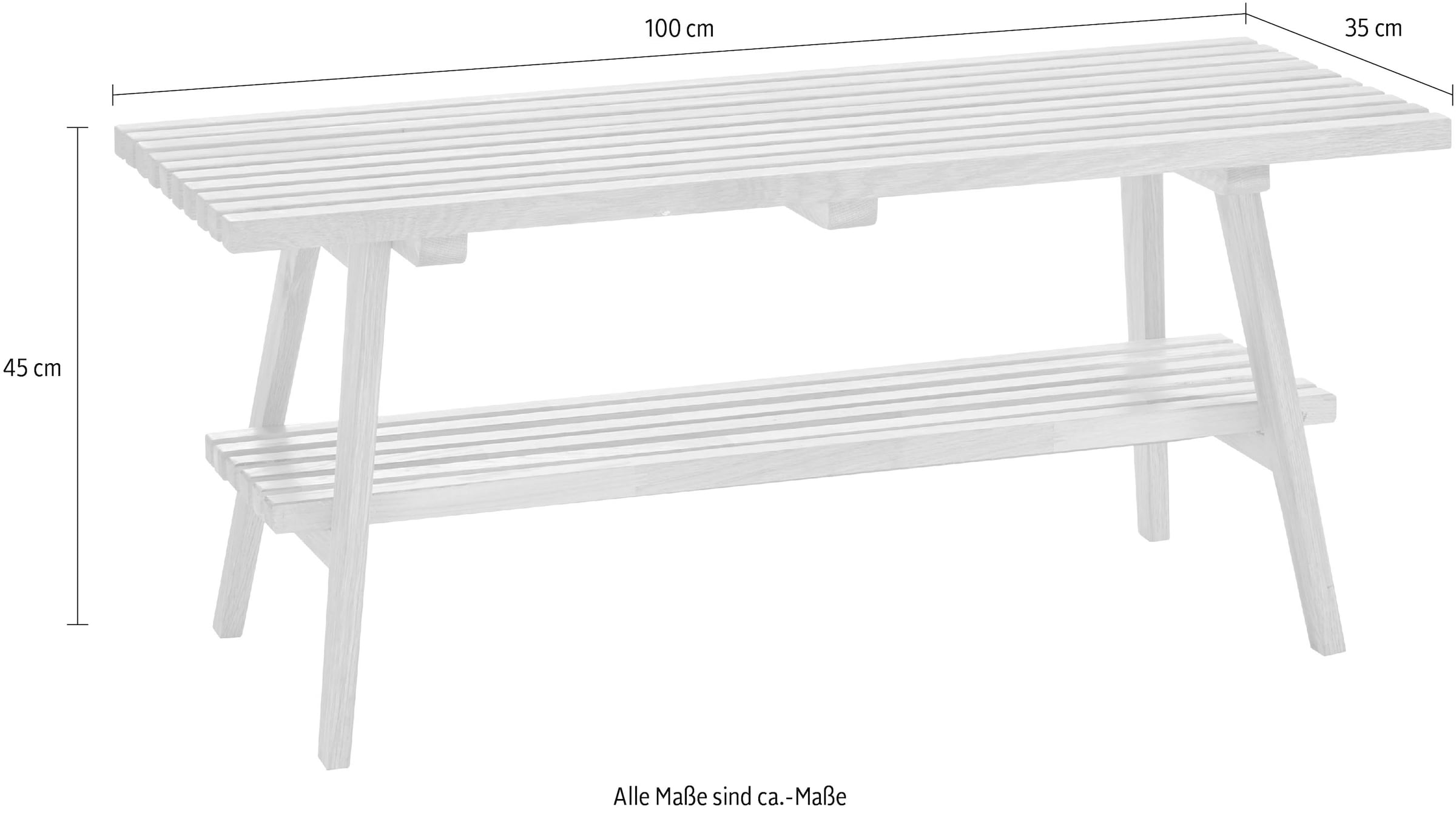 furniture Breite Sitzbank | cm bestellen »Alwar«, ca. 100 BAUR MCA
