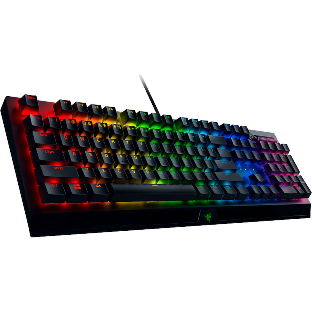 RAZER Gaming-Tastatur »BlackWidow V3 Green Switch«, (Fn-Tasten-Ziffernblock)