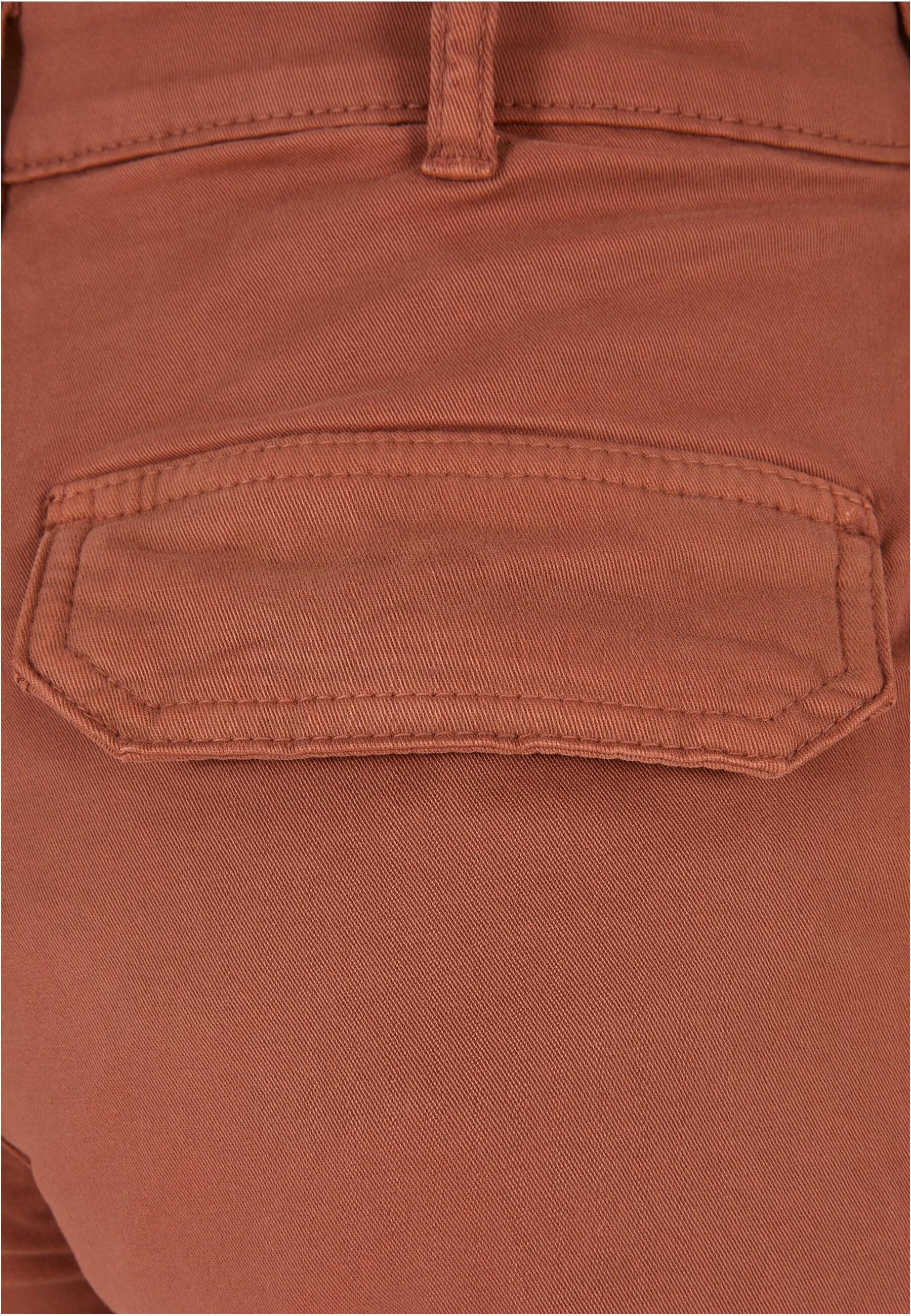 URBAN CLASSICS Cargohose »Urban Classics Damen Ladies High Waist Cargo Shorts«, (1 tlg.)