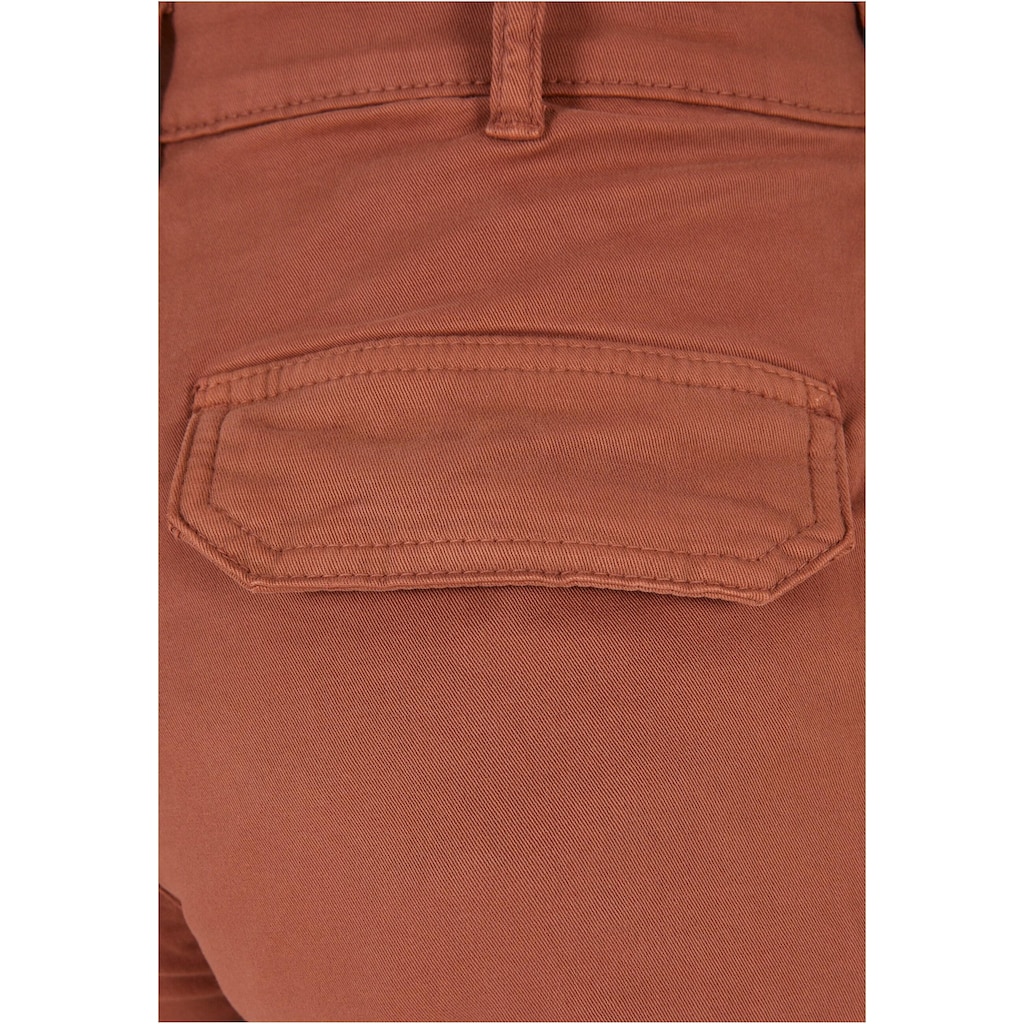 URBAN CLASSICS Cargohose »Urban Classics Damen Ladies High Waist Cargo Shorts«, (1 tlg.)