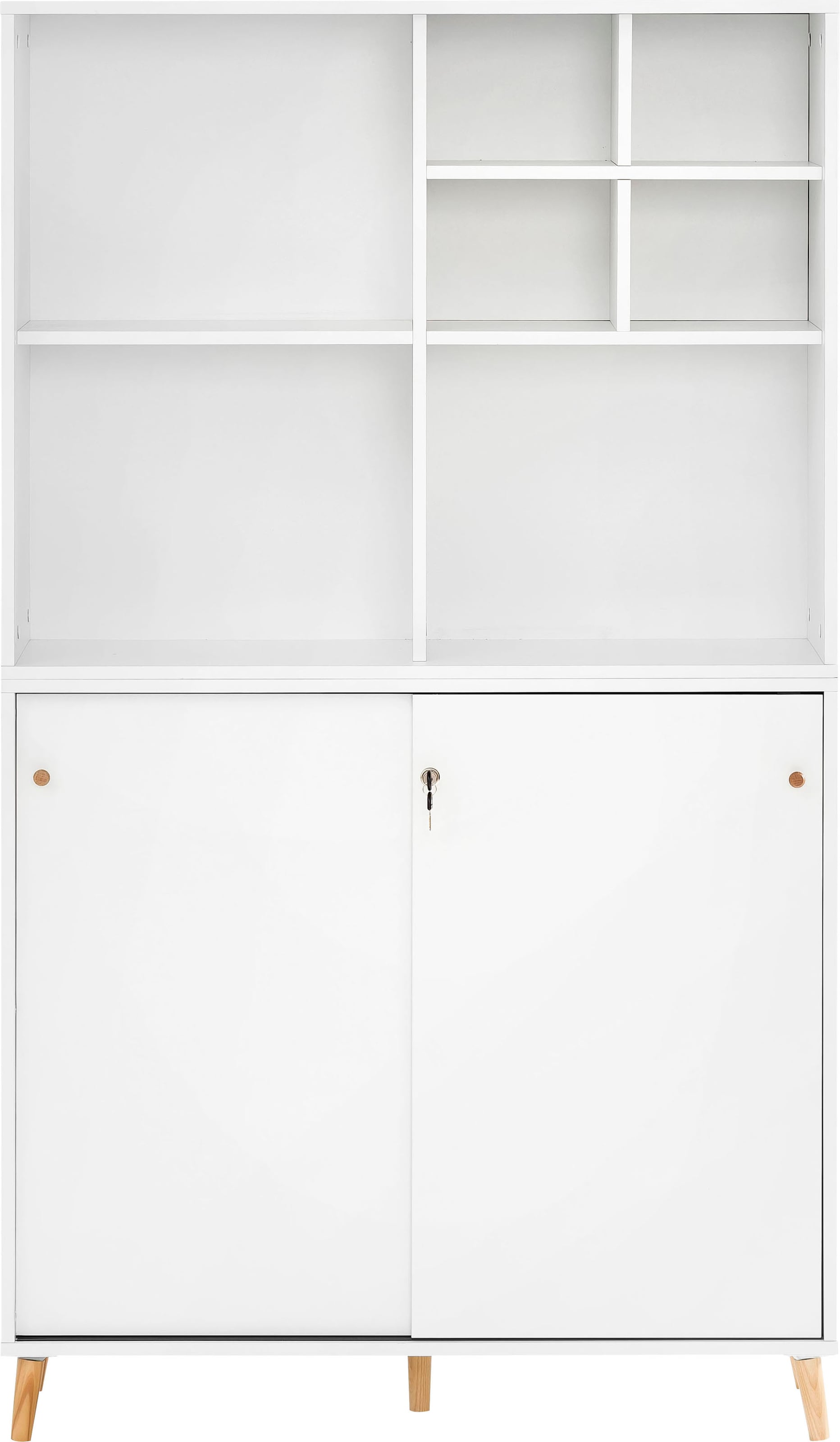 Schildmeyer Büromöbel-Set "Serie 500, Büromöbel-Set-3-tlg., Made in Germany" Solide Verarbeitung - Dieses Produkt ist in Deutschland gefertigt