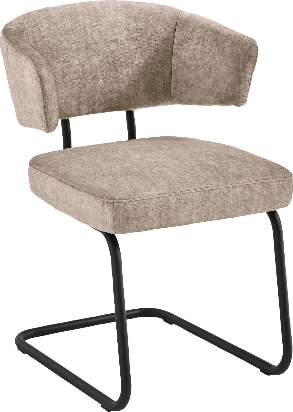 K+W Komfort & Wohnen Freischwinger "Mikkado Tube" () 1 Stk.abgerundeter Rüc günstig online kaufen