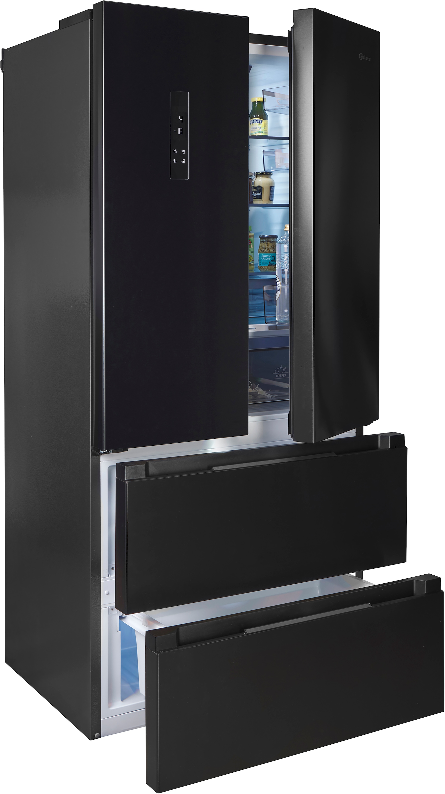 BAUKNECHT French Door »KGDD NF 1820XLD BL« 182,3 cm hoch 83,2 cm breit NoFrost, FreshShield