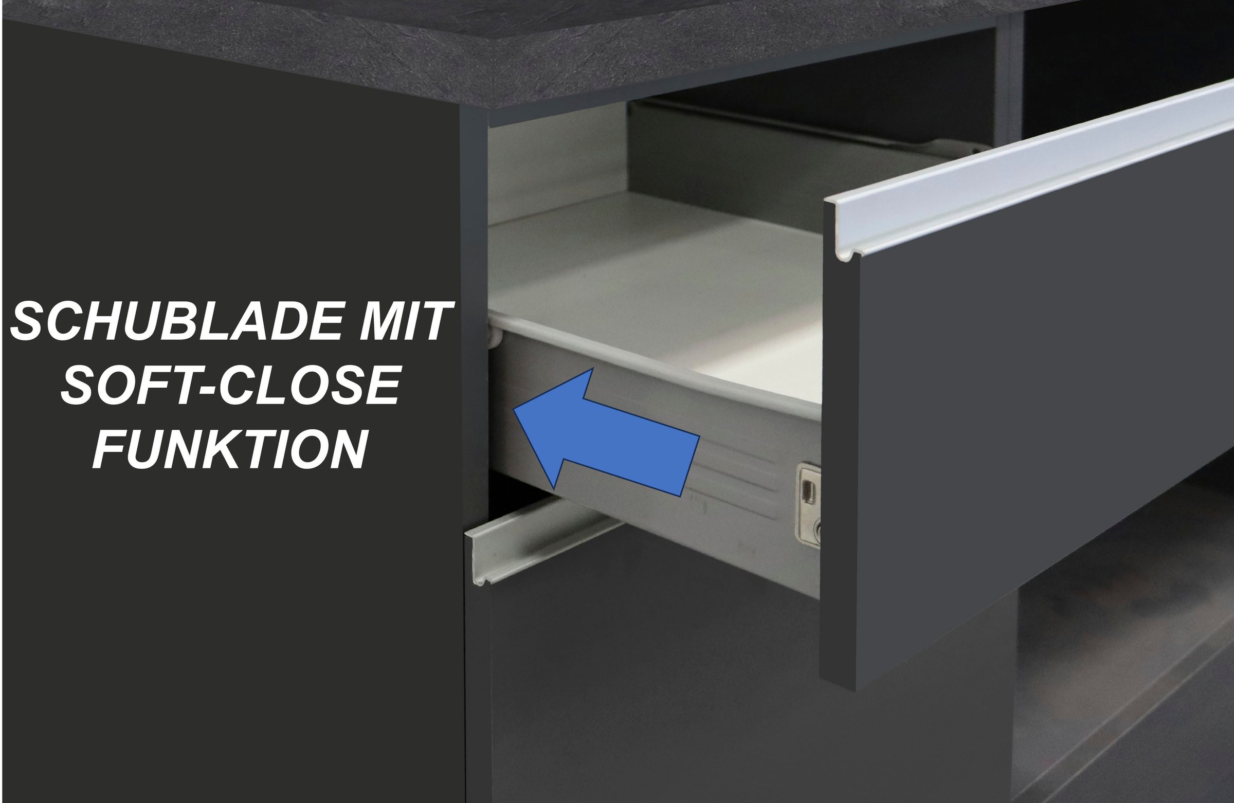 KOCHSTATION Küchenzeile »KS-Sole«, Breite 256 cm, mit Geschirr-Abtropfschrank, ohne E-Geräte