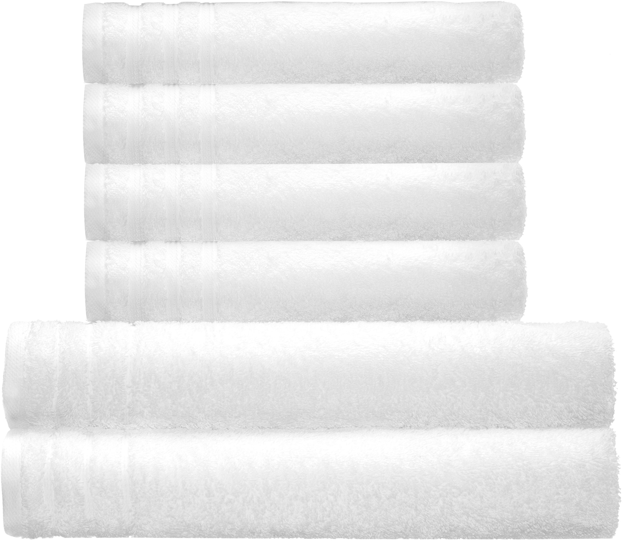 Kleine Wolke Handtuch Set "Royal, 6 Stück (4 Handtücher 50/100 cm + 2 Dusch günstig online kaufen