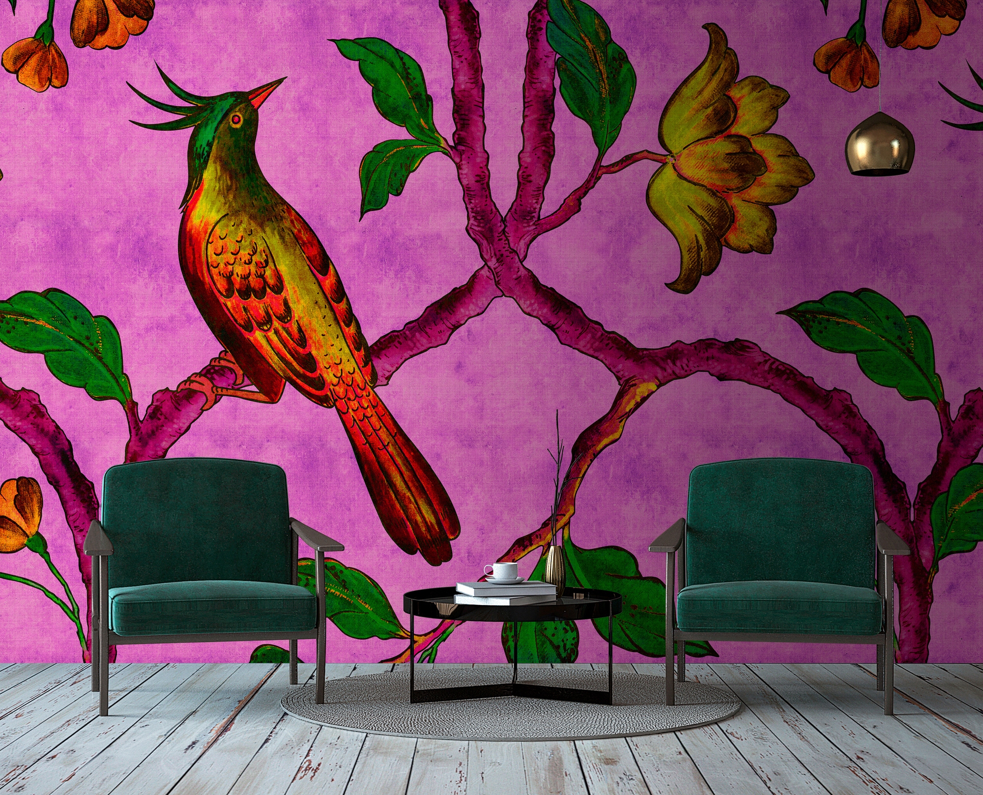 living walls Fototapete »Walls by Patel Bird Of Paradise 2«, Vlies, Wand, Schräge