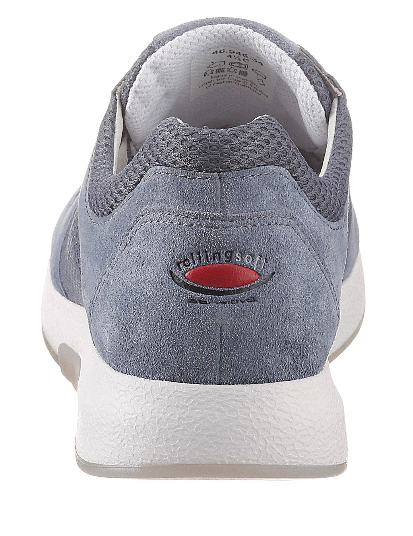 Thumbnail - rollingsoft Keilsneaker, Freizeitschuh, Halbschuh, Schnürschuh im sommerlichem Materialmix