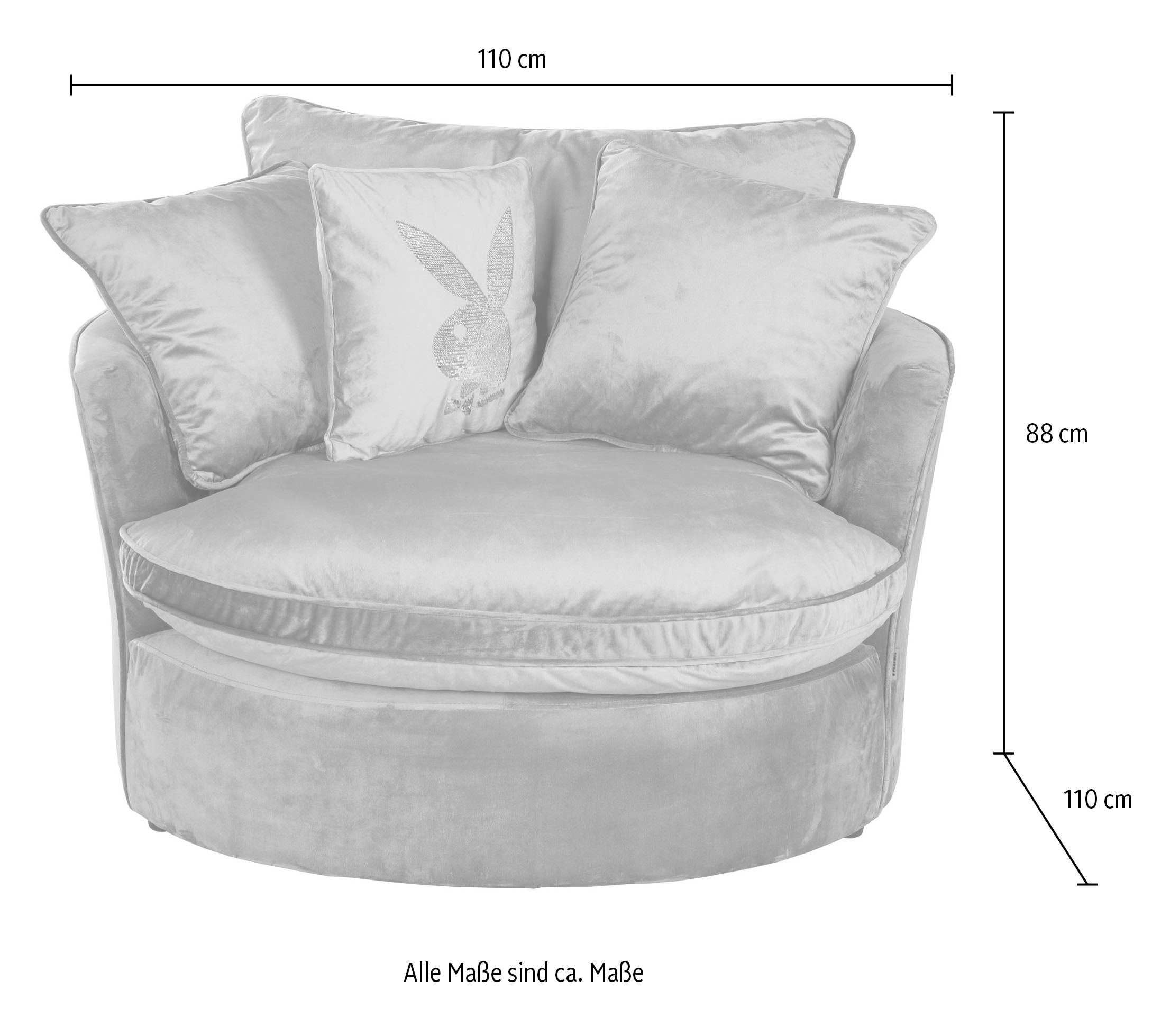 PLAYBOY Drehsessel »Eloise«