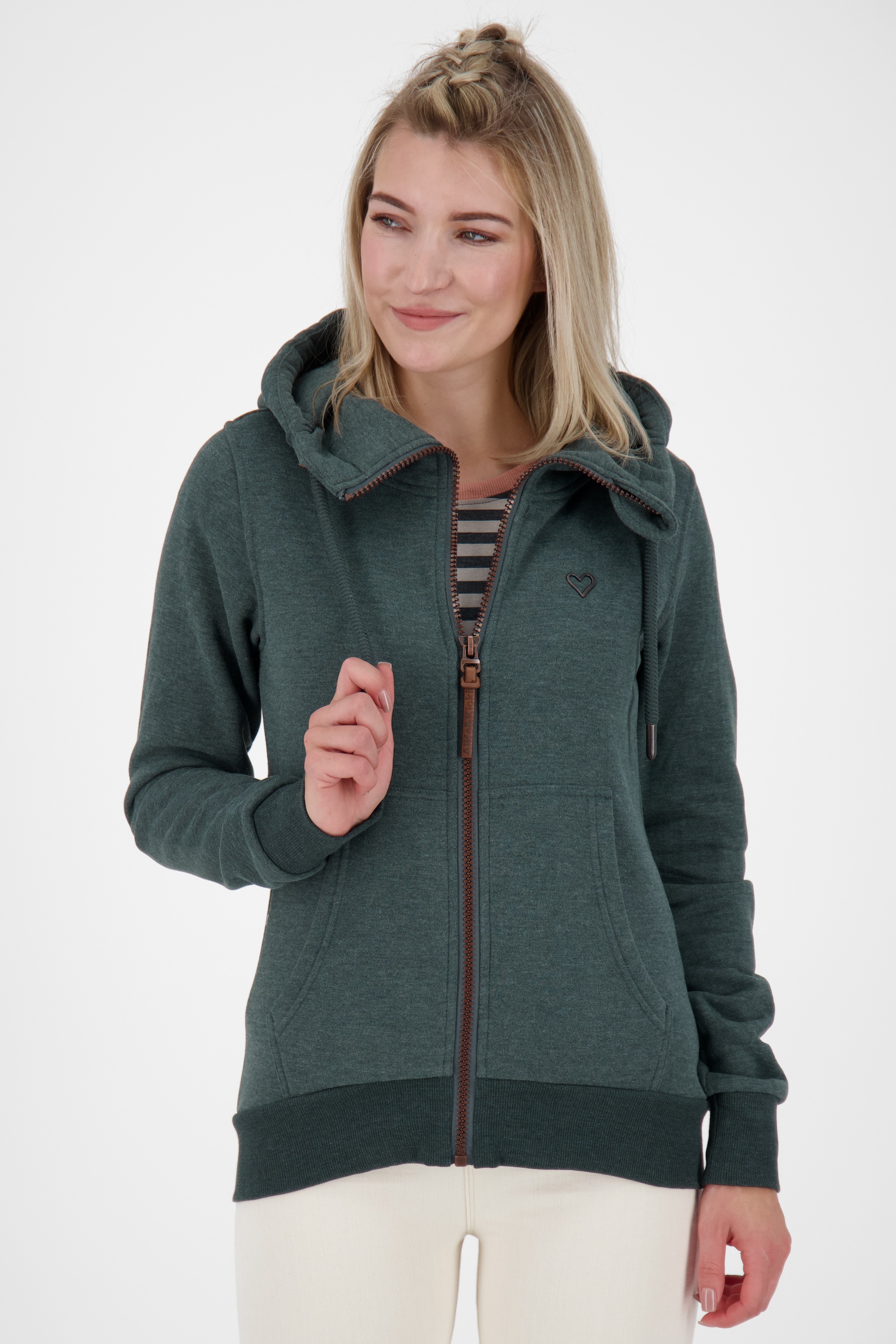 Alife & Kickin Kapuzensweatjacke "Damen YasminAK A" günstig online kaufen