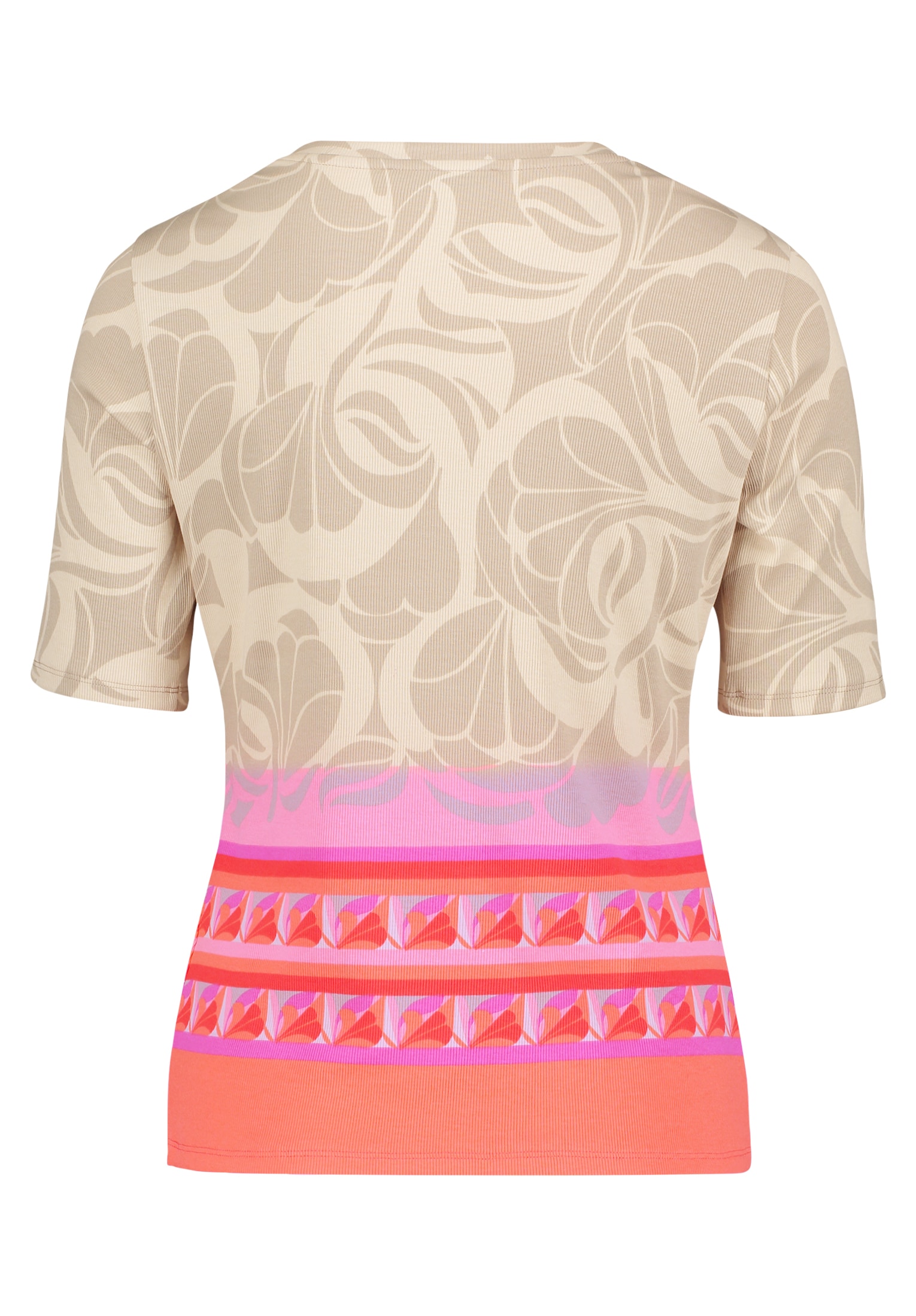 Betty Barclay Kurzarmshirt »Betty Barclay Basic Shirt mit Rippenstruktur«, (1 tlg.), Material